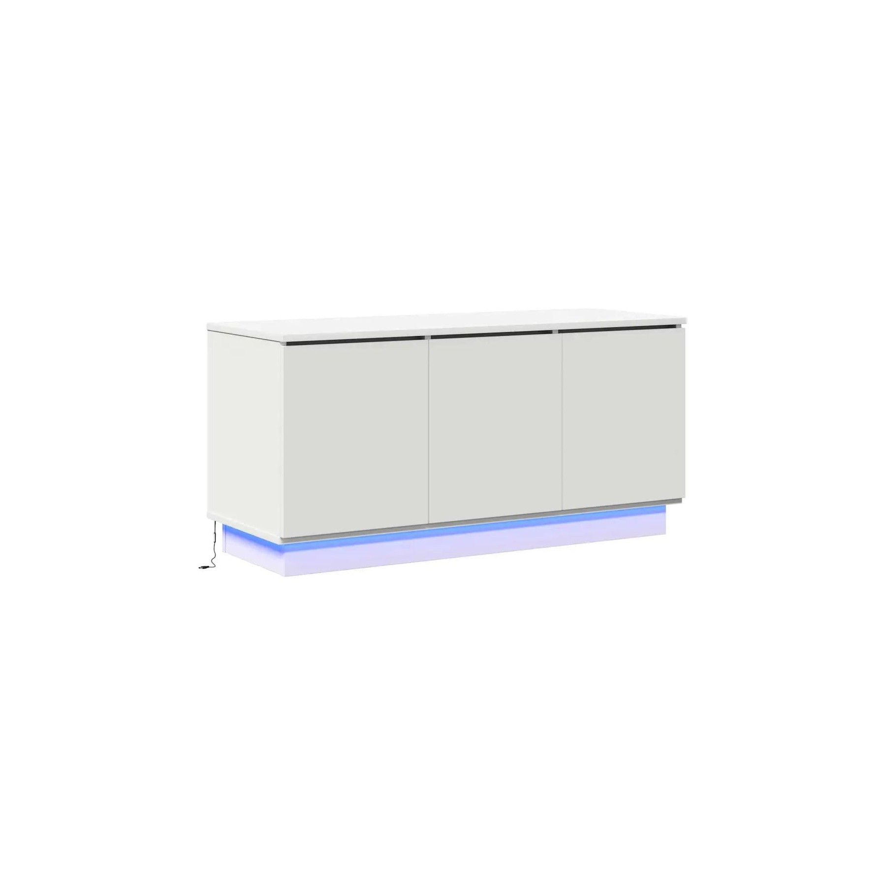 Meuble TV HELLOSHOP26 Meuble TV moderne avec éclairage LED 100