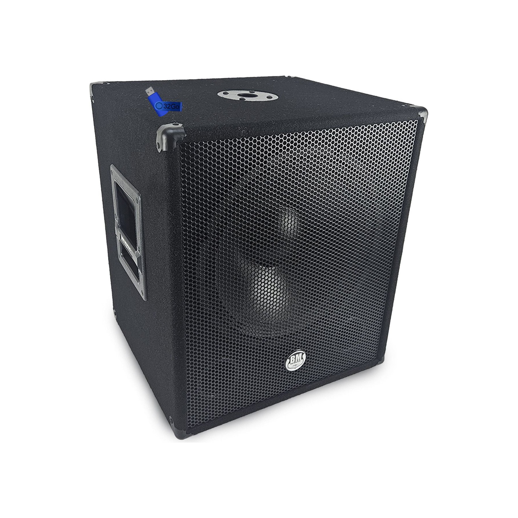 Caisson de basse BM SONIC Subwoofer passif 18" 1000W Speakon Jack