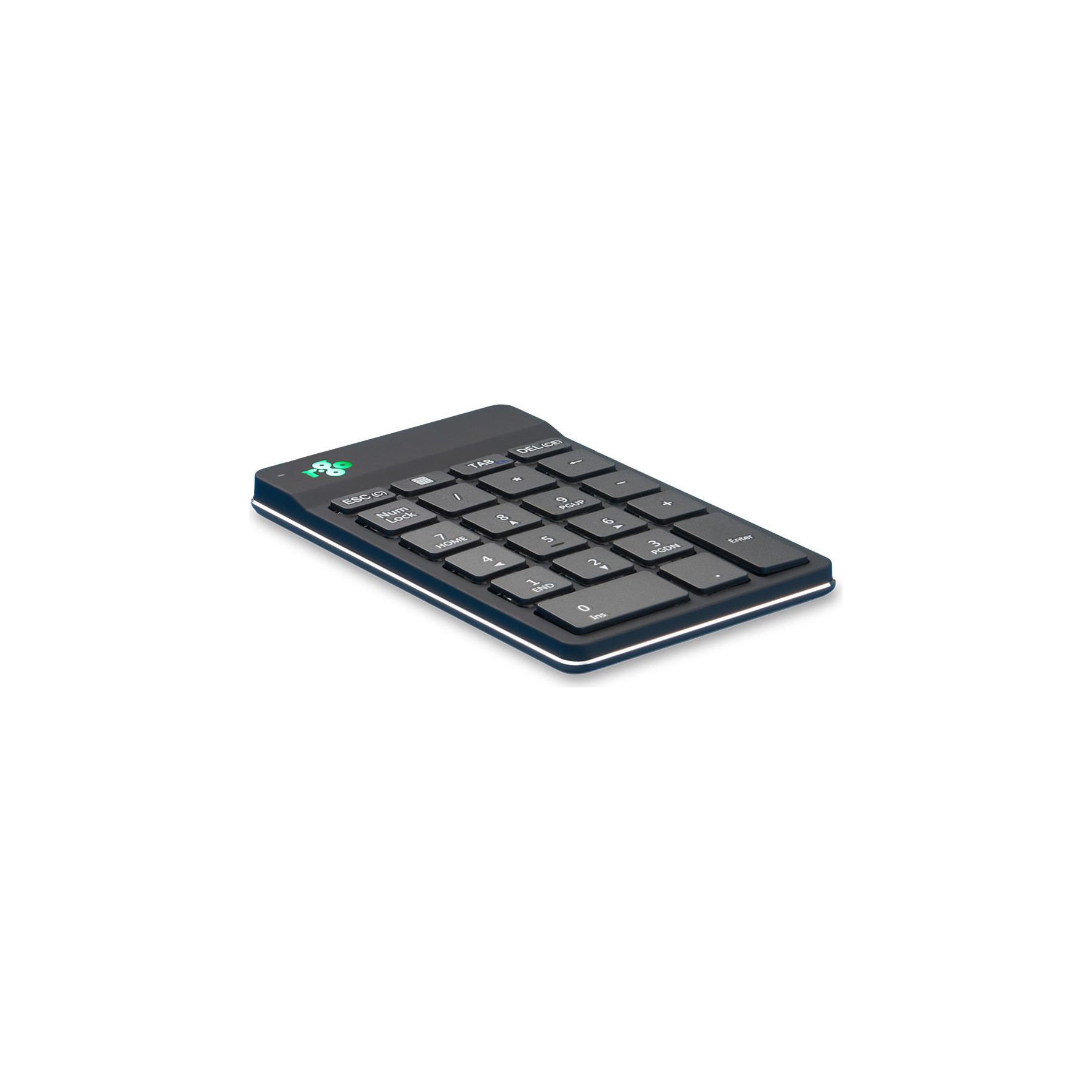 Clavier sans fil R-GO-TOOLS numérique ergonomique  sans fil noir