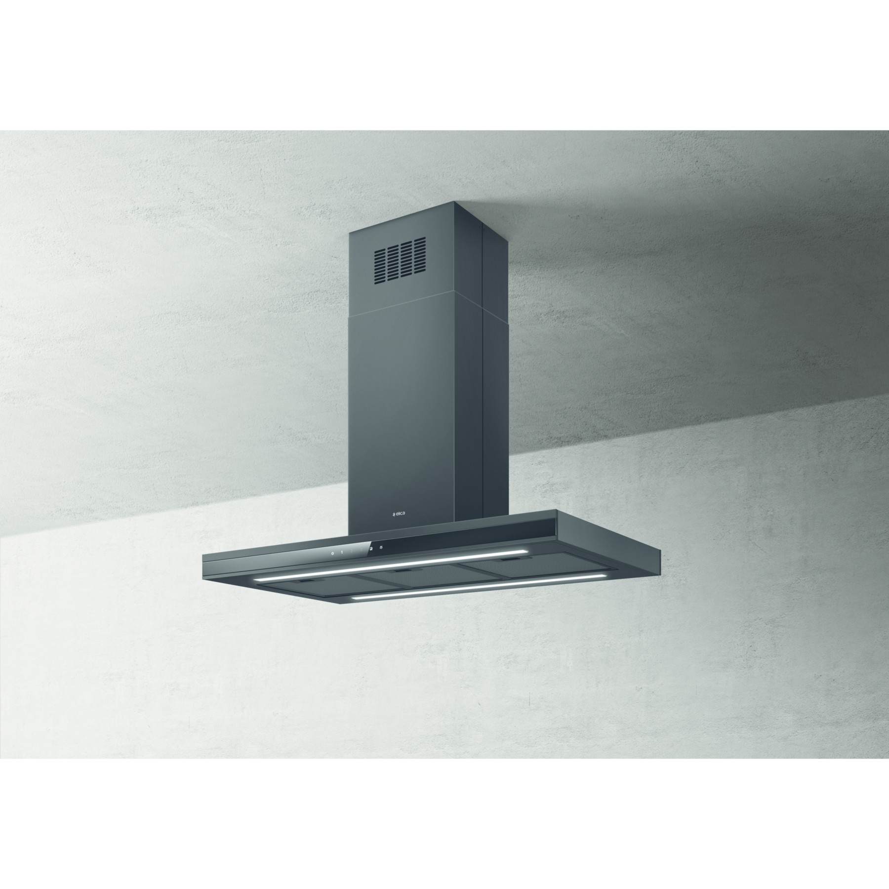 Hotte décorative îlot ELICA ADÉLE IS BL MAT/A/90 X 60