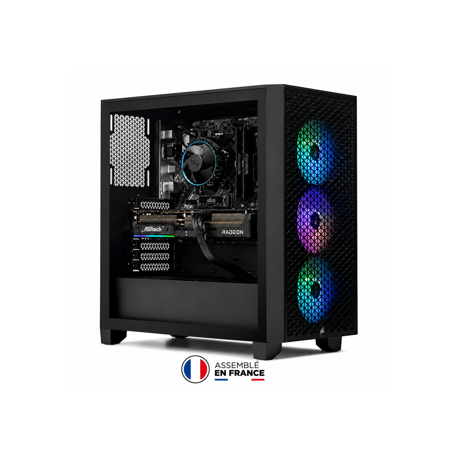 PC Gamer CORSAIR 3000D R79070XTXFR - AMD Ryzen 7 5700X - AMD Radeon RX 9070 XT - 16 Go RAM DDR4 - SSD 1 To - SANS OS