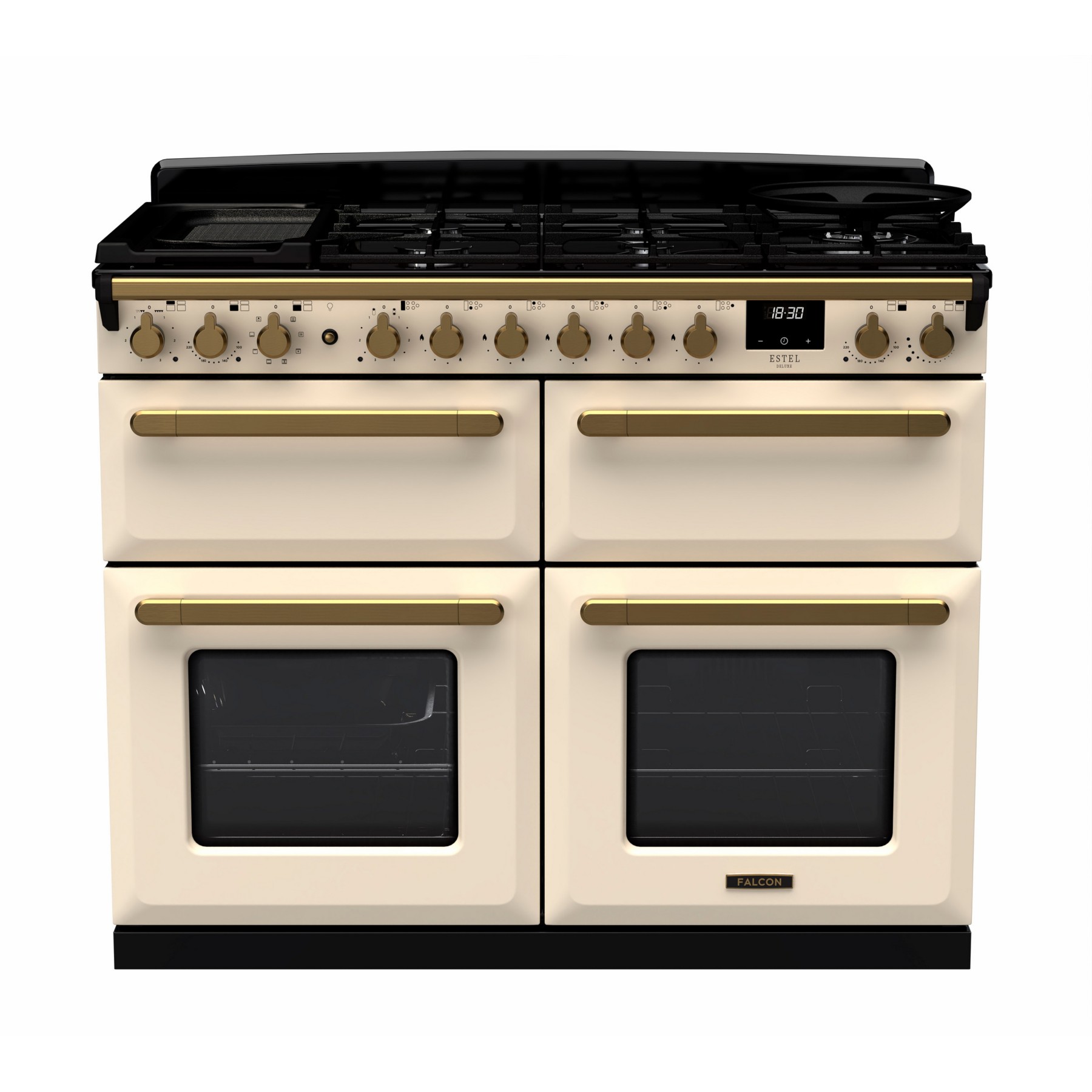 Piano de cuisson mixte FALCON ESTEL DELUXE BC TAB MIX 110 CM CREME PA