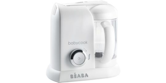 Mixeur Cuiseur Bébé BEABA Babycook solo white/silver