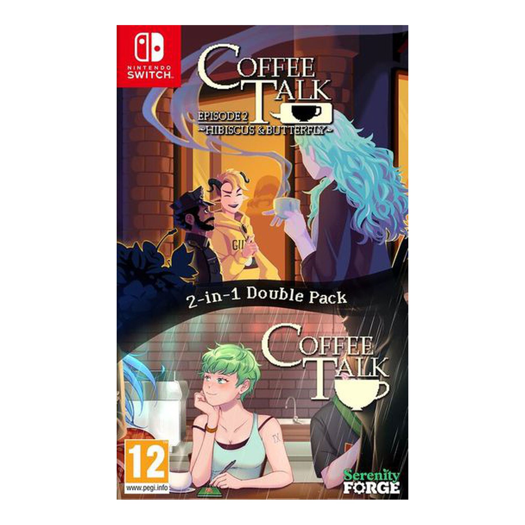 Jeu Switch JUST FOR GAMES Coffee Talk Double Pack 1+2
