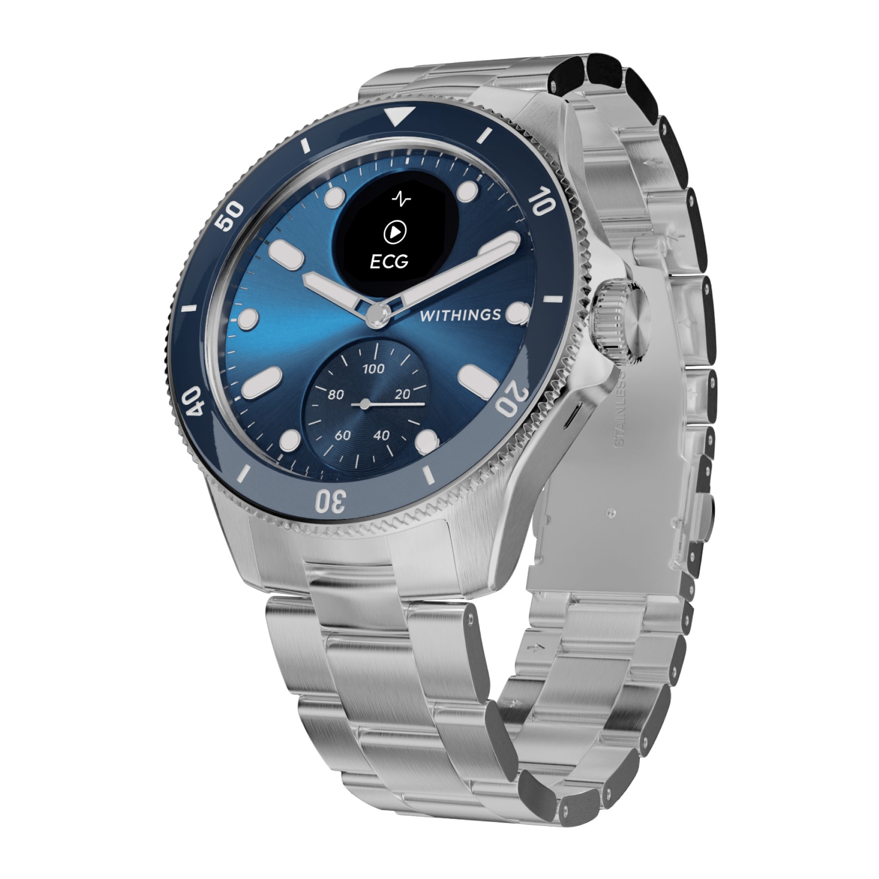 Montre santé WITHINGS Scanwatch Nova Bleue