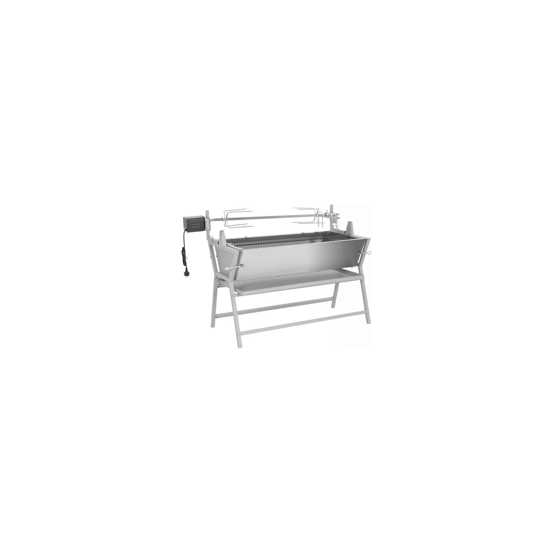 Grille barbecue VIDAXL acier inoxydable