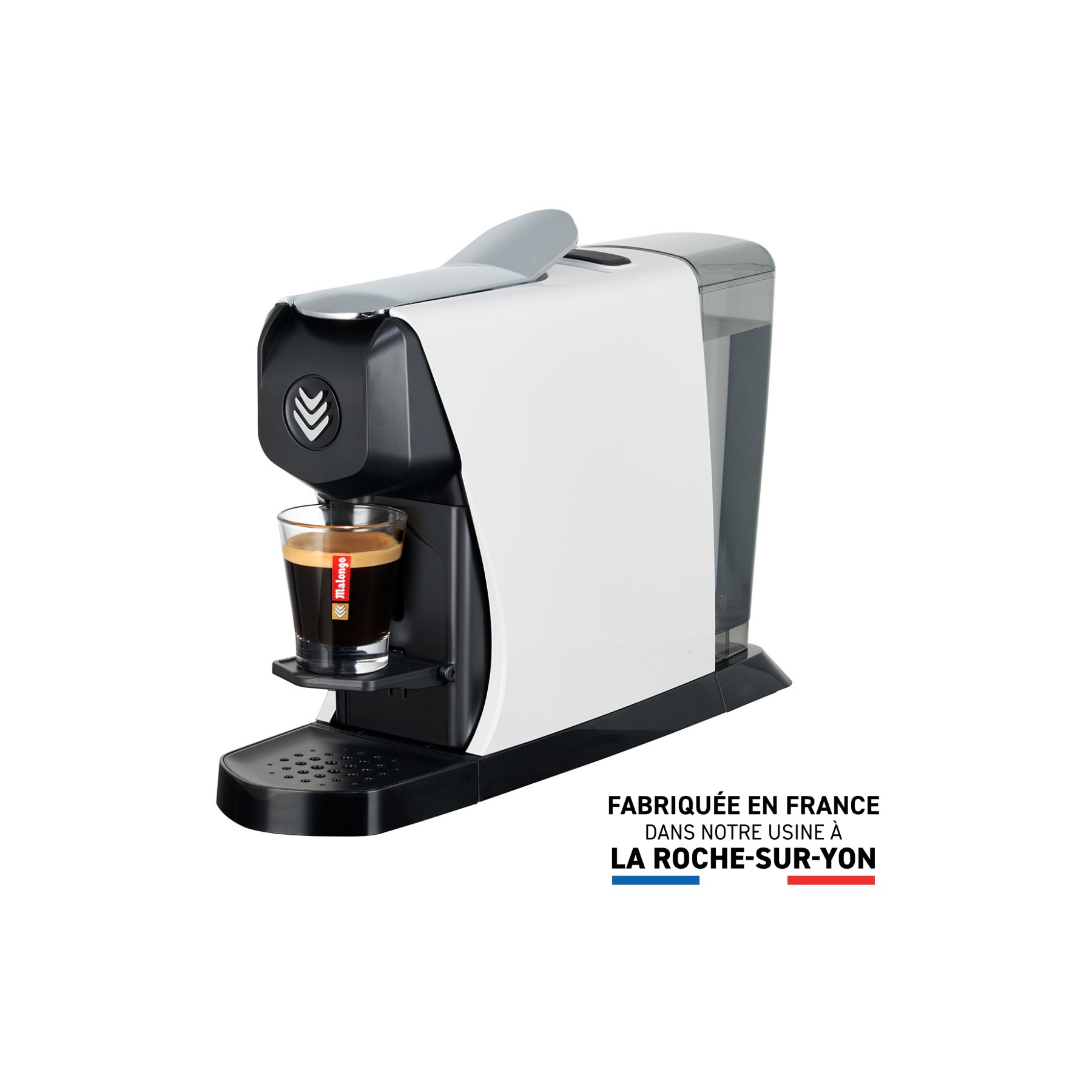 Cafetière à dosette MALONGO eoh blanc brillant