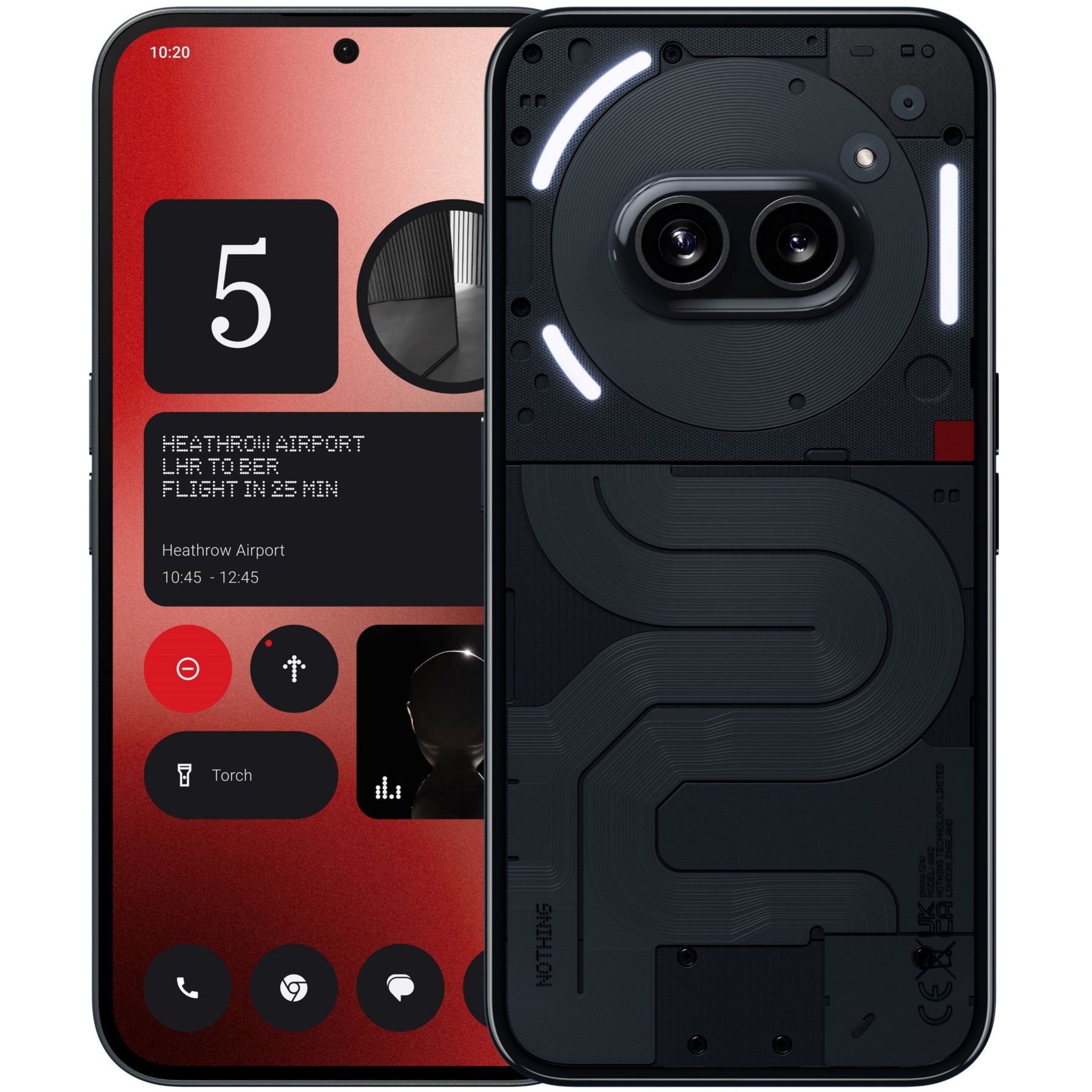 Smartphone NOTHING Phone (2a) Noir 12+256Go