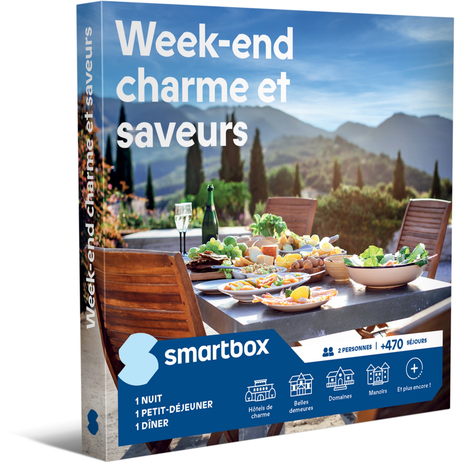 Coffret cadeau SMARTBOX Week-end charme et saveurs