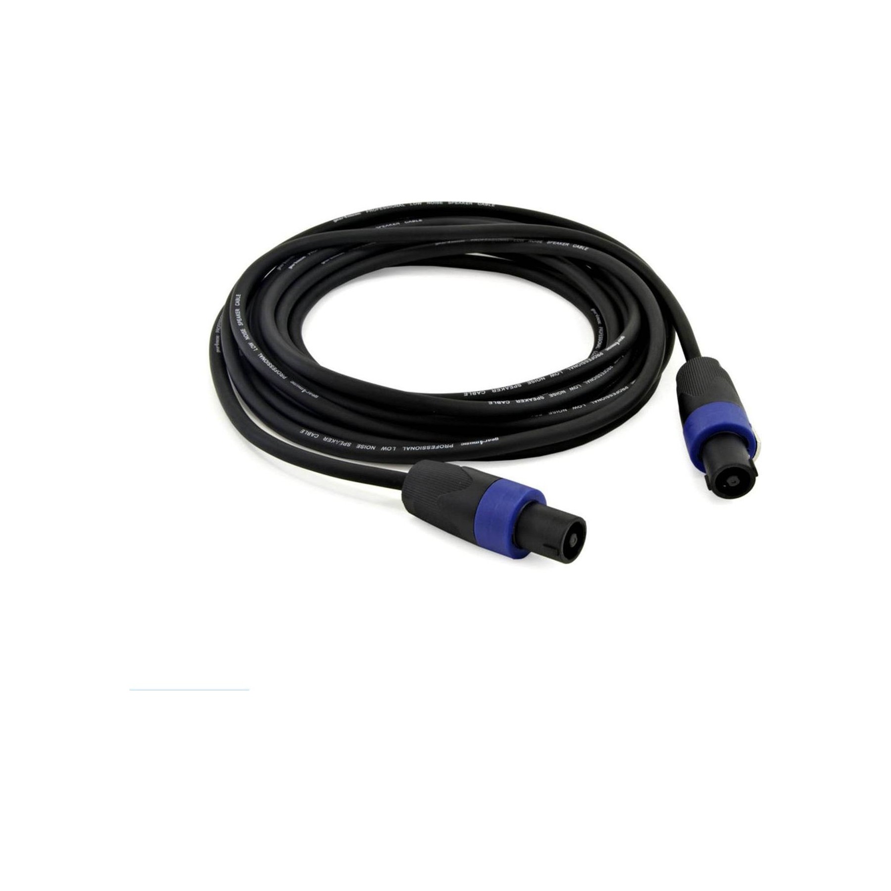 SOUNDLAB Lot de 4 Câbles Speakon mâle / mâle 5m p