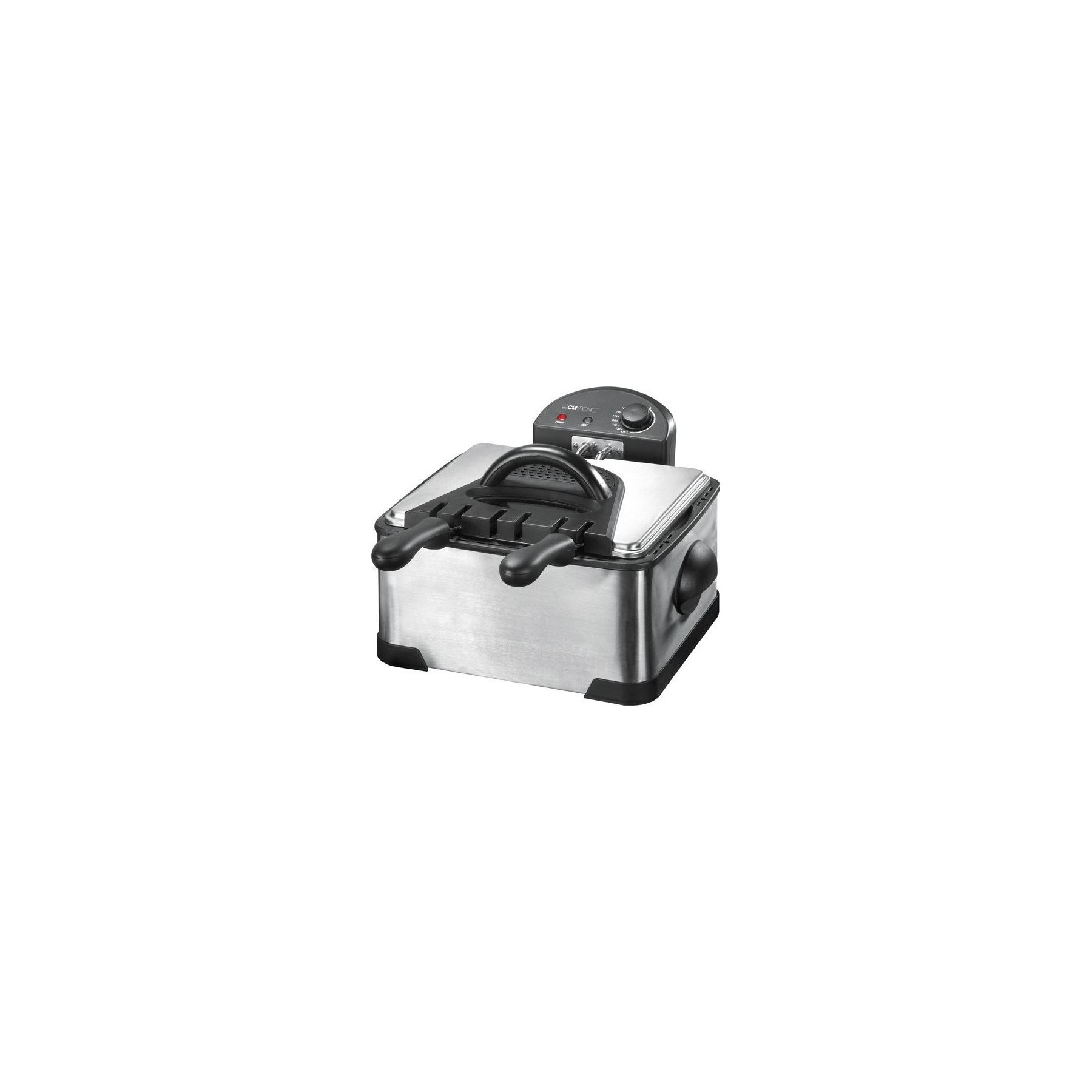 Friteuse professionnelle CLATRONIC Double FR3195 4L inox