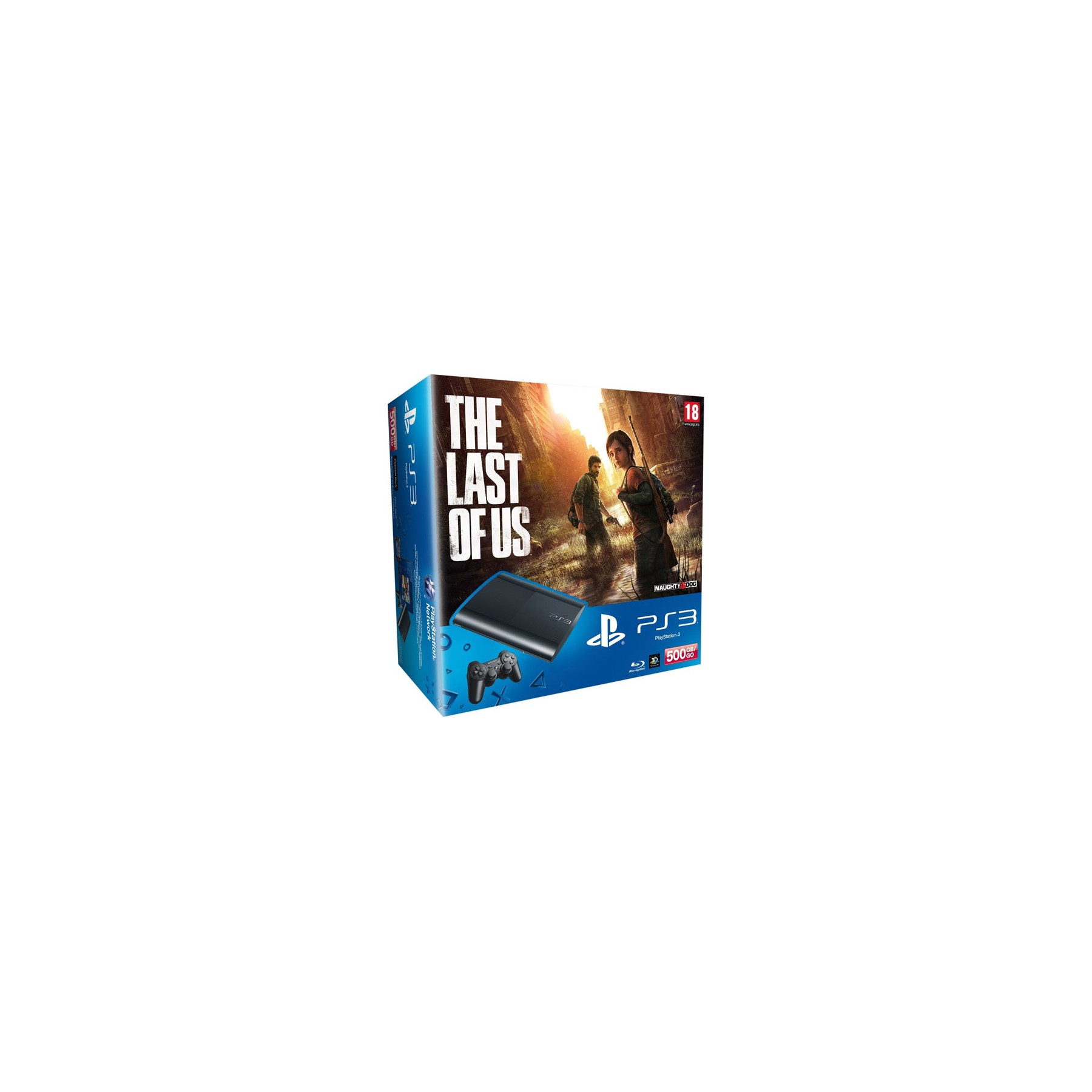 Console SONY PS3 500Go Noire + The Last of Us Reconditionné