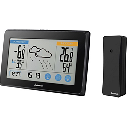 Station météo HAMA "Touch", noire