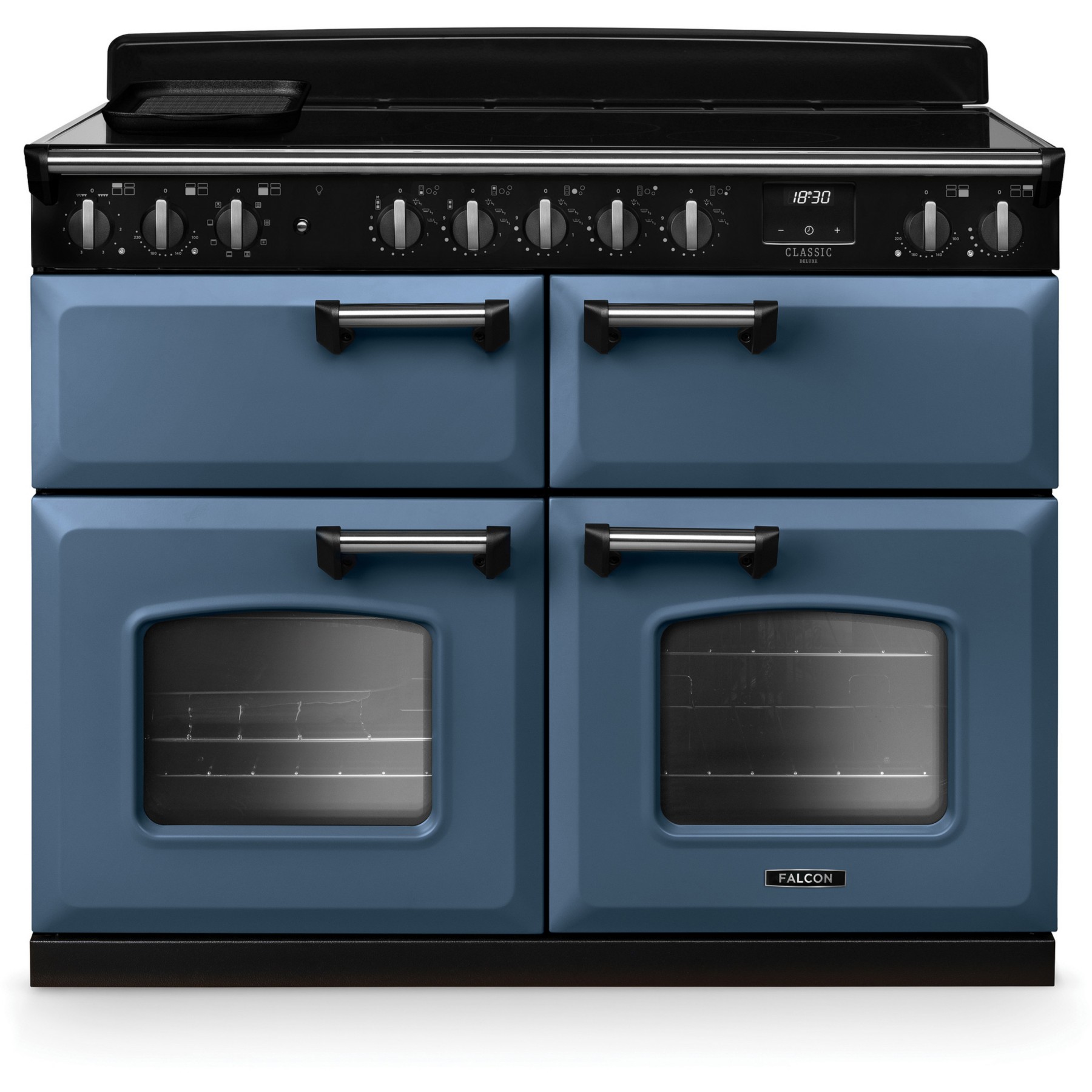 Piano de cuisson induction FALCON NGC TAB IND 110 CM ROCHE BLEUE CHROME