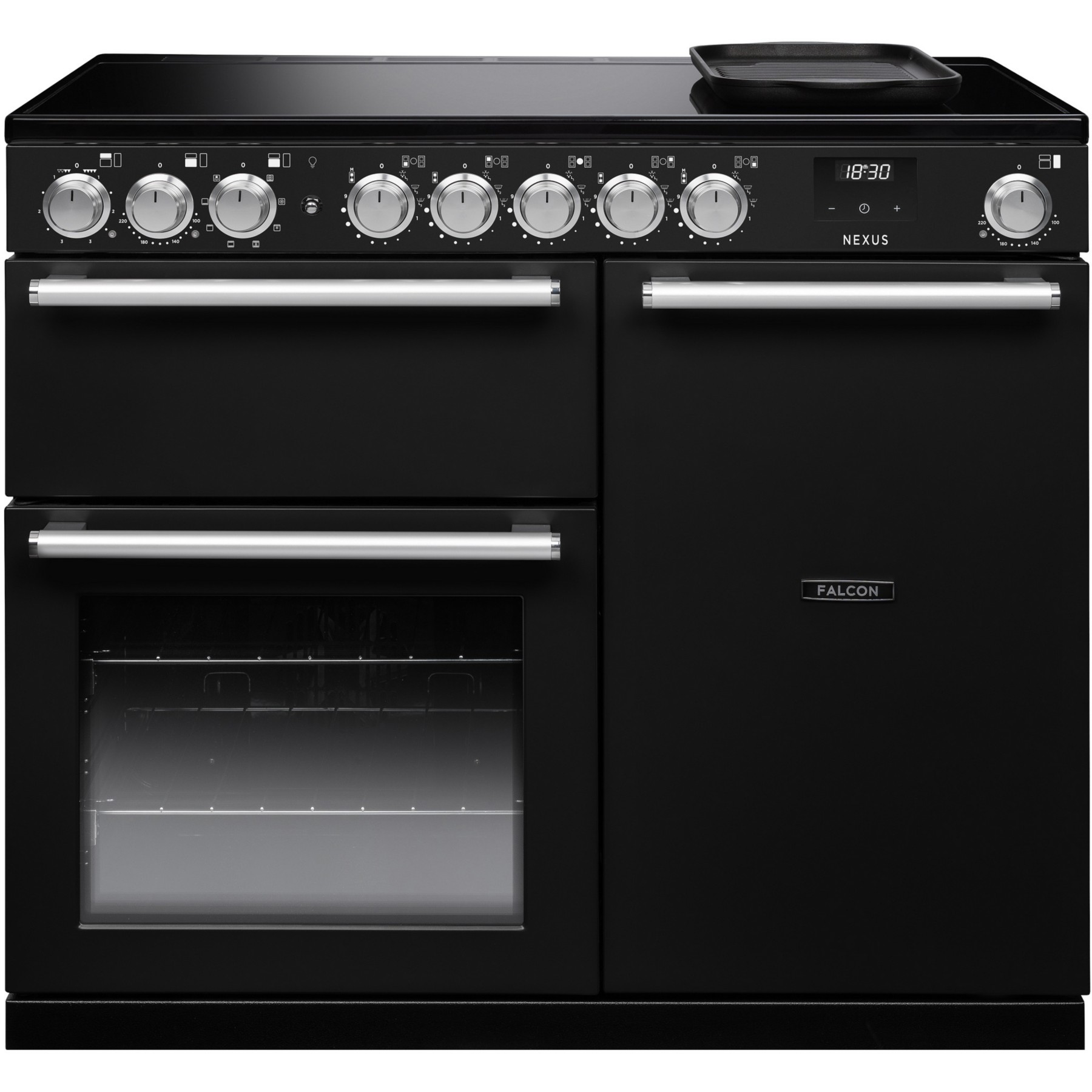 Piano de cuisson induction FALCON NEXUS NGC TAB IND 100 CM CHARBON CHROME