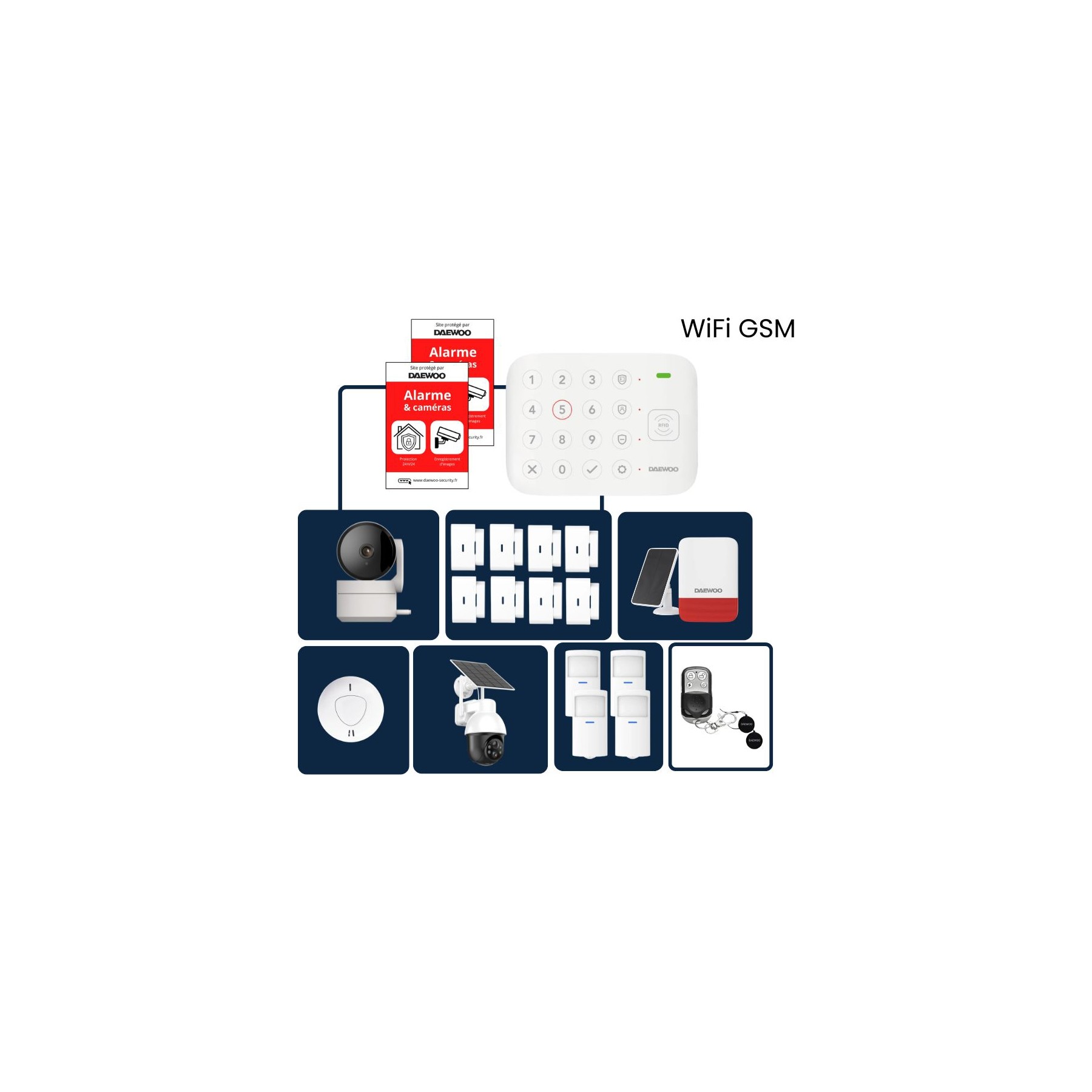 Alarme maison DAEWOO VIG507+