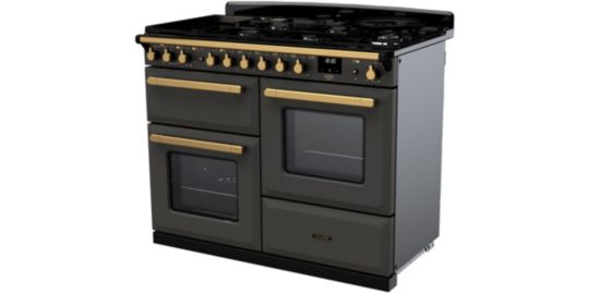 Piano de cuisson mixte FALCON ESTEL DELUXE OC TAB MIX 110 CM ARDOISE L