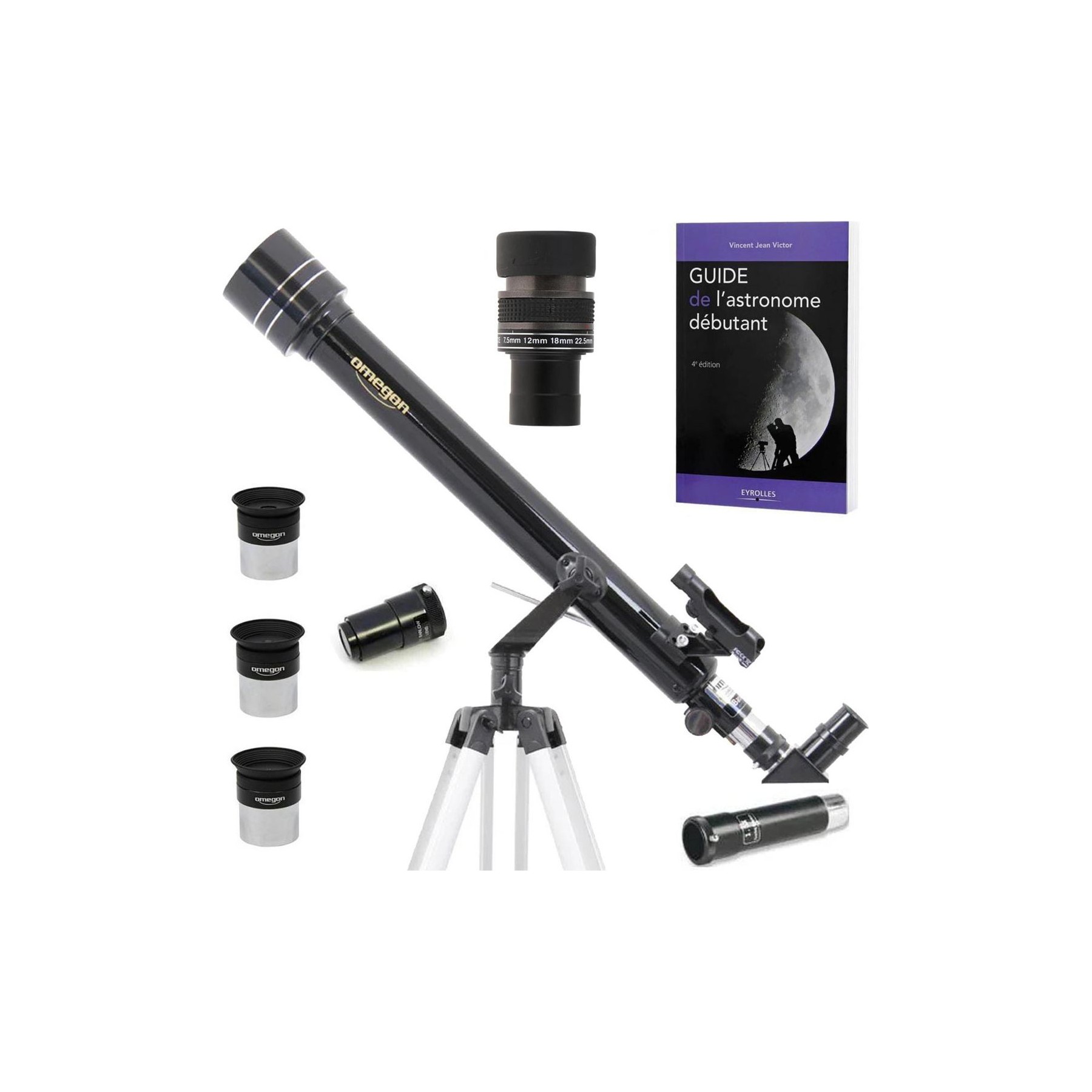 Télescope OMEGON Pack Complet Télescope Omegon 60/700 AZ1