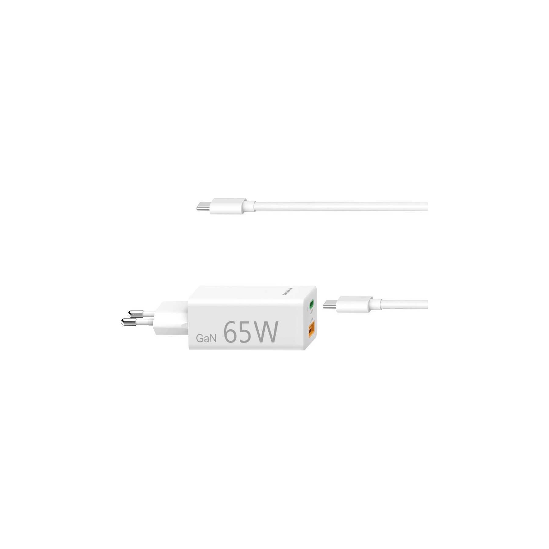 Chargeur secteur HAMA USB-C, GaN, Pow. Deliv. (PD), 5-20V/65W