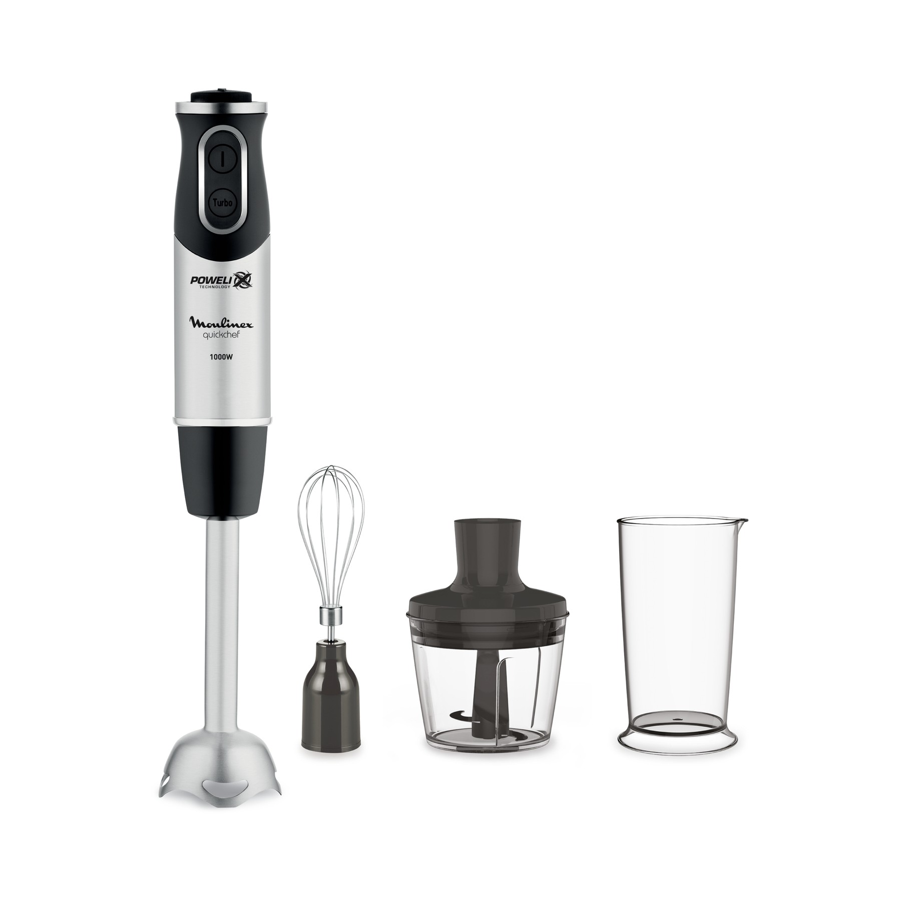 Mixeur MOULINEX Quickchef Noir/Inox DD655810+3 access