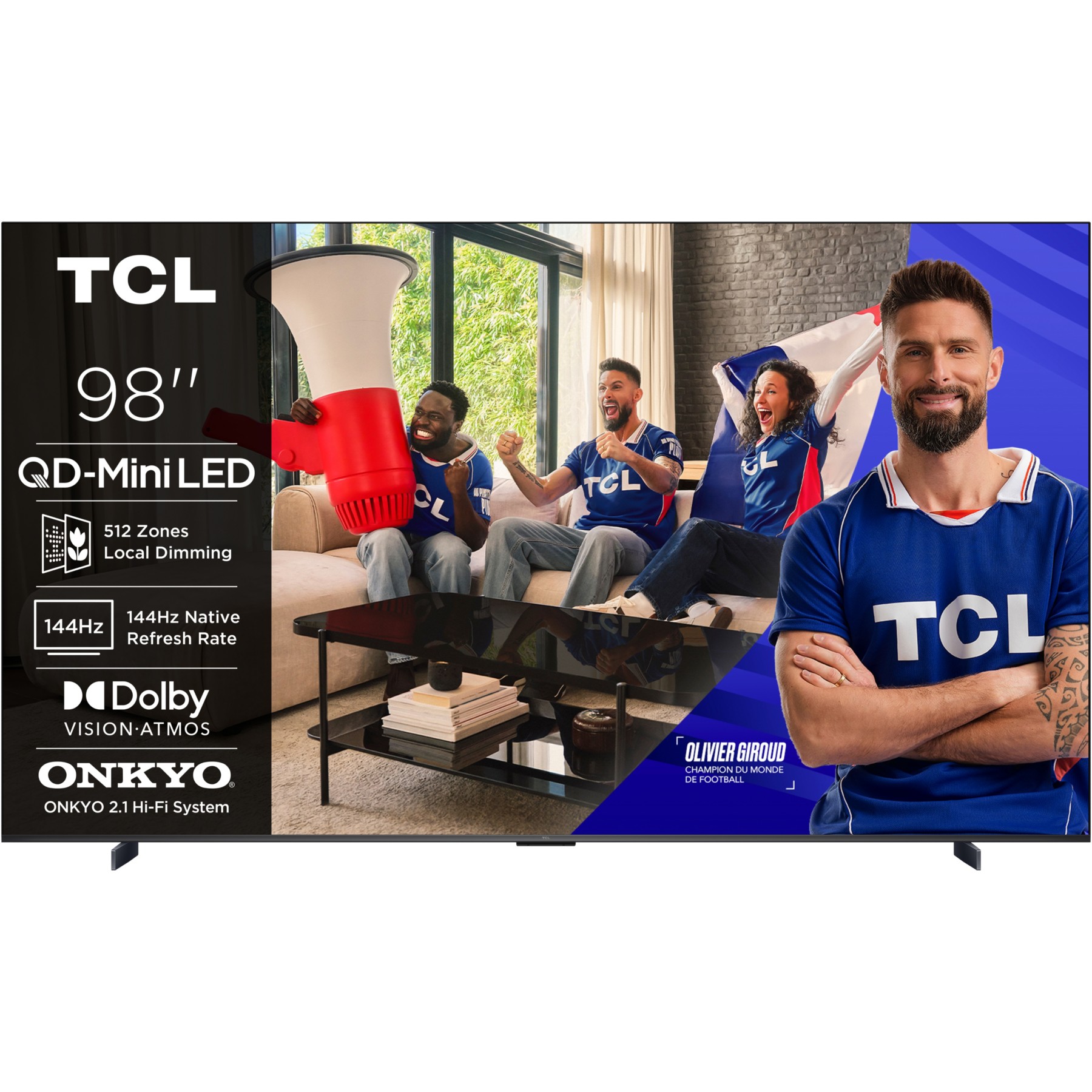 TV Mini LED TCL 98P89L (248cm)