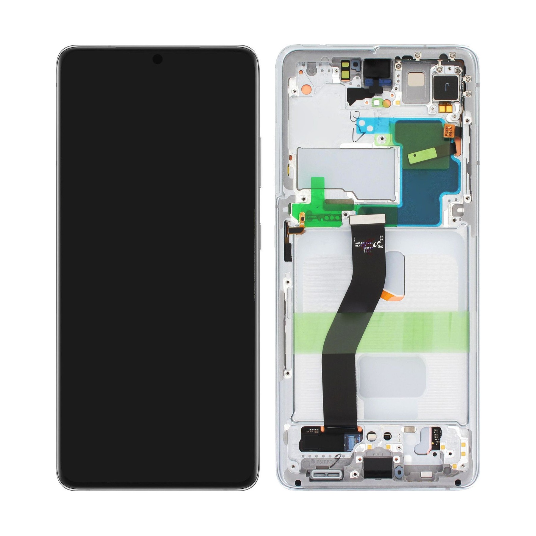 Pièce détachée SAMSUNG Écran LCD Samsung S21 Ultra Argent