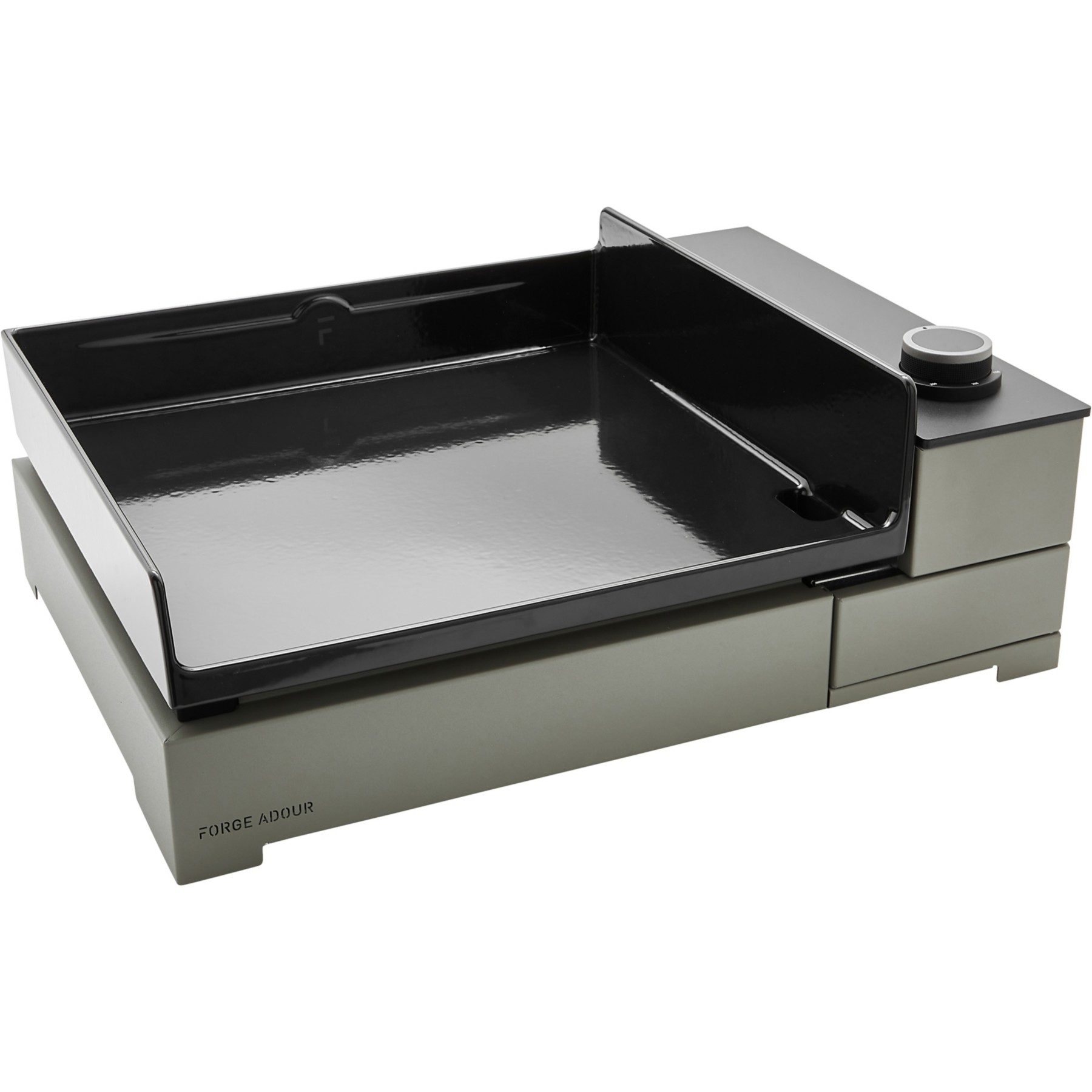 Plancha électrique FORGE ADOUR Premium E 45 A NG fonte émaillée à poser, 44x40 cm