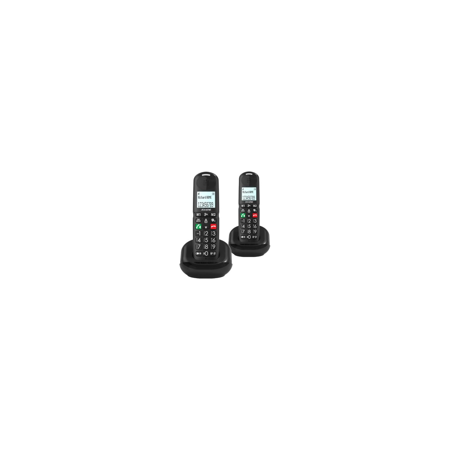 Téléphone sans fil ALCATEL Téléphone Sans Fil Senior Double Combiné
