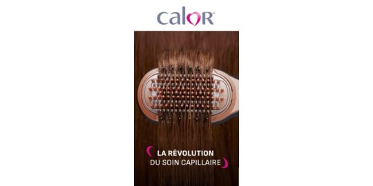 Brosse réparatrice et soin du cheveu CALOR CF9940C0 Hair therapist vapeur