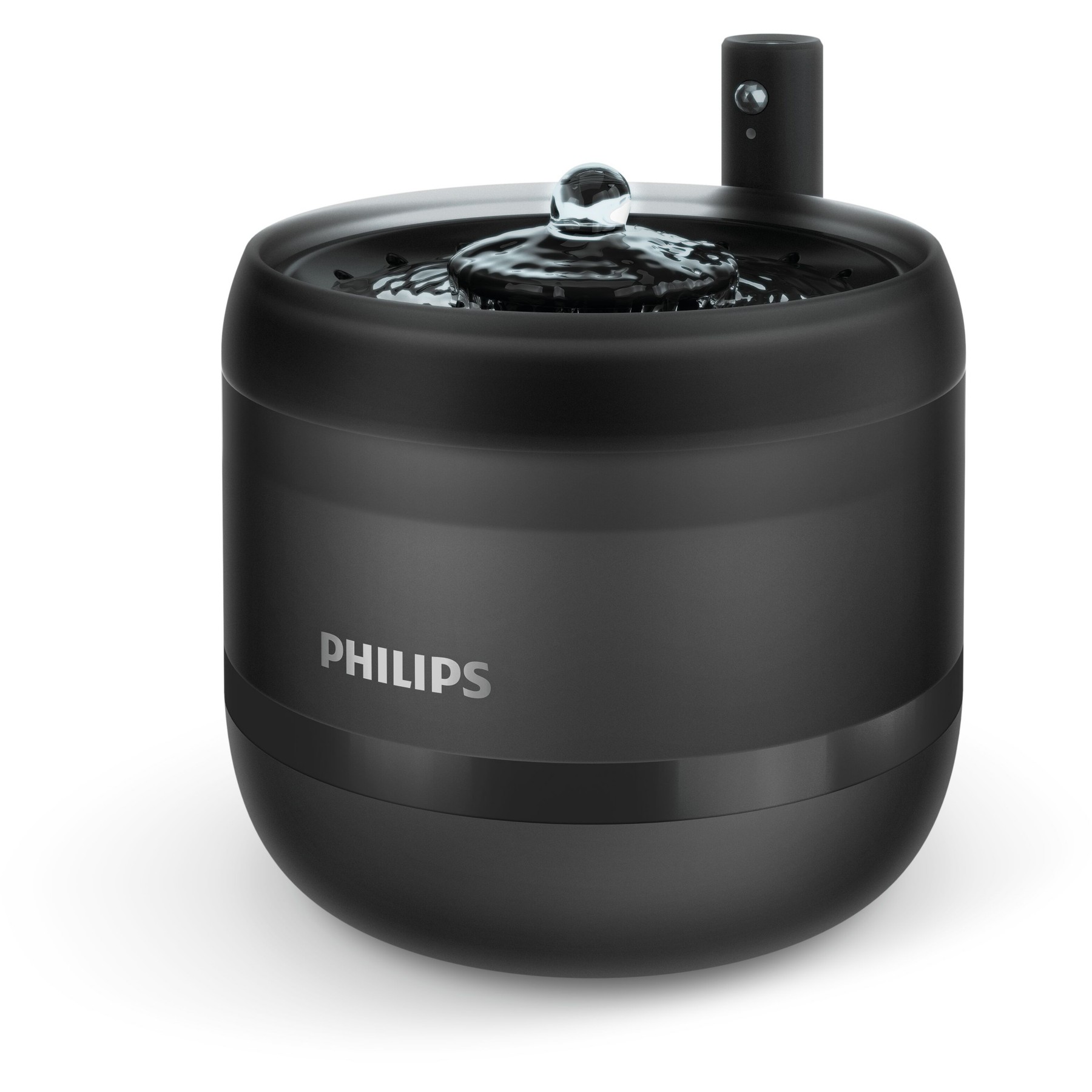 Fontaine à eau PHILIPS PAW3210/02 silencieuse, automatique, noire, 2.2L