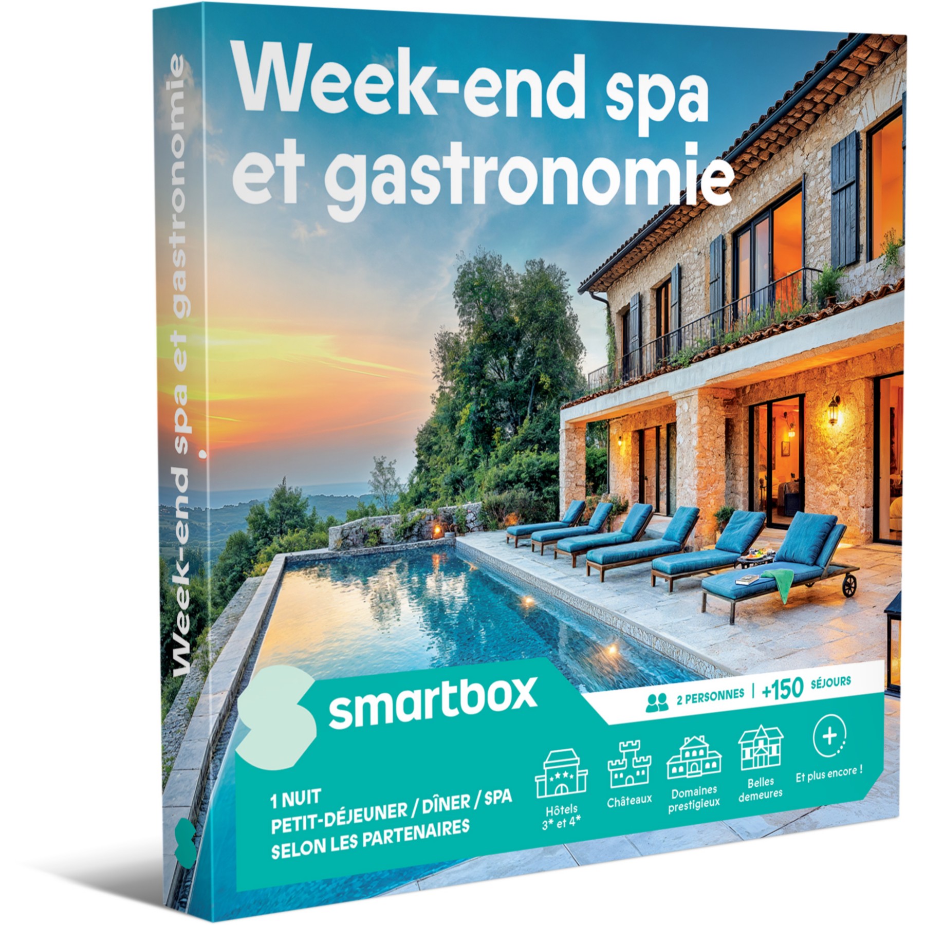 Coffret cadeau SMARTBOX Week-end spa et gastronomie