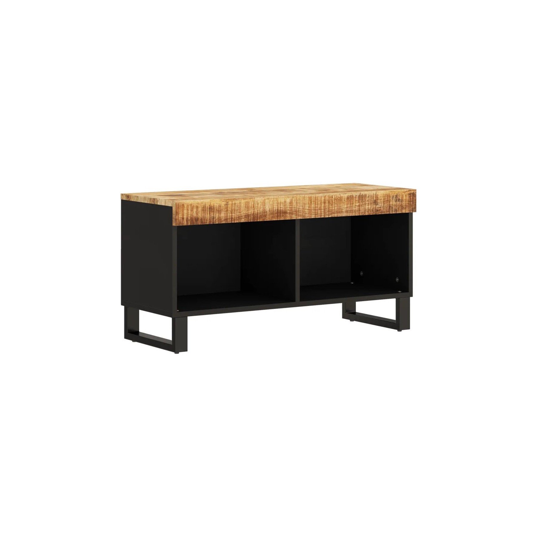 Meuble TV HELLOSHOP26 Meuble TV industriel avec rangement spac