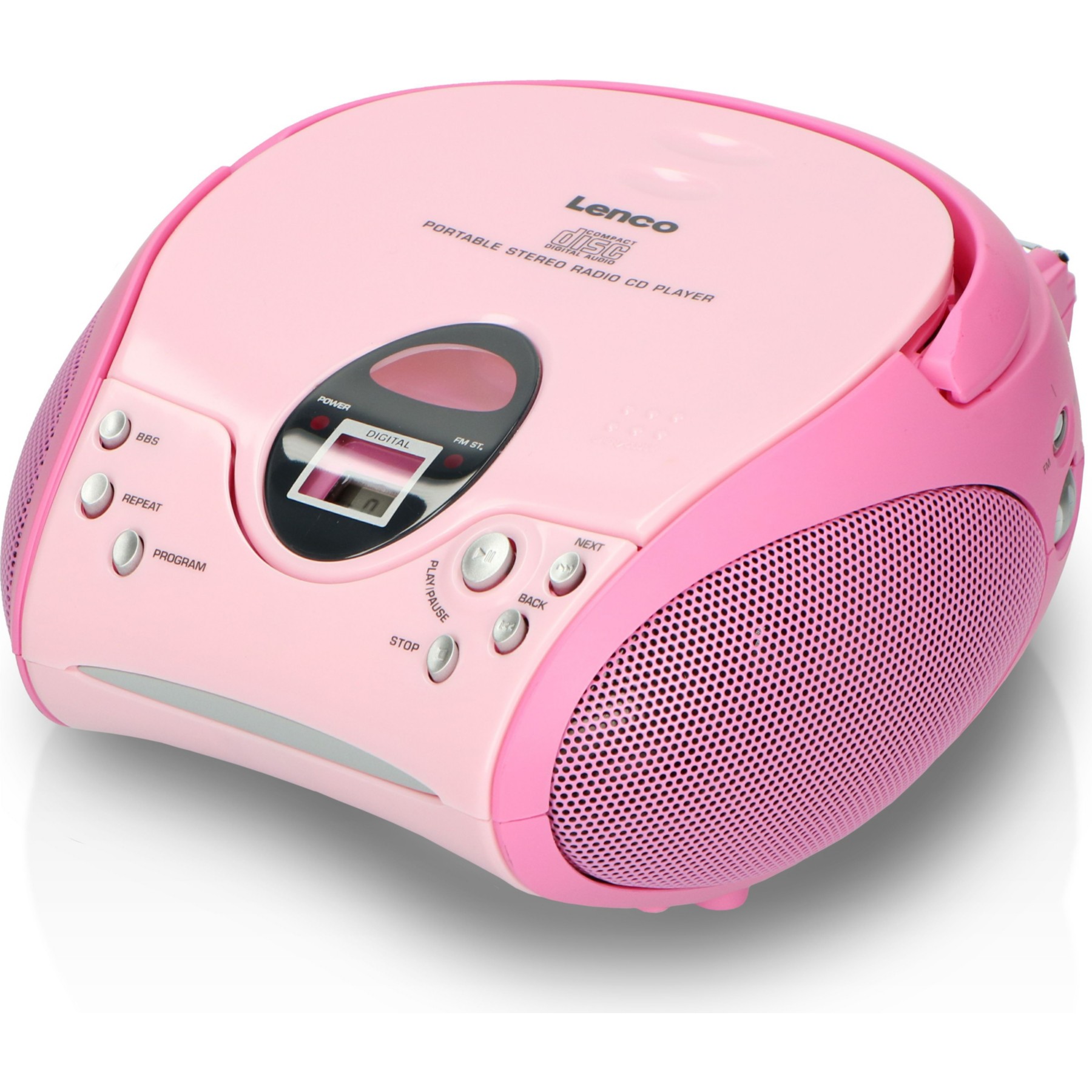 Radio FM LENCO SCD-24 Pink