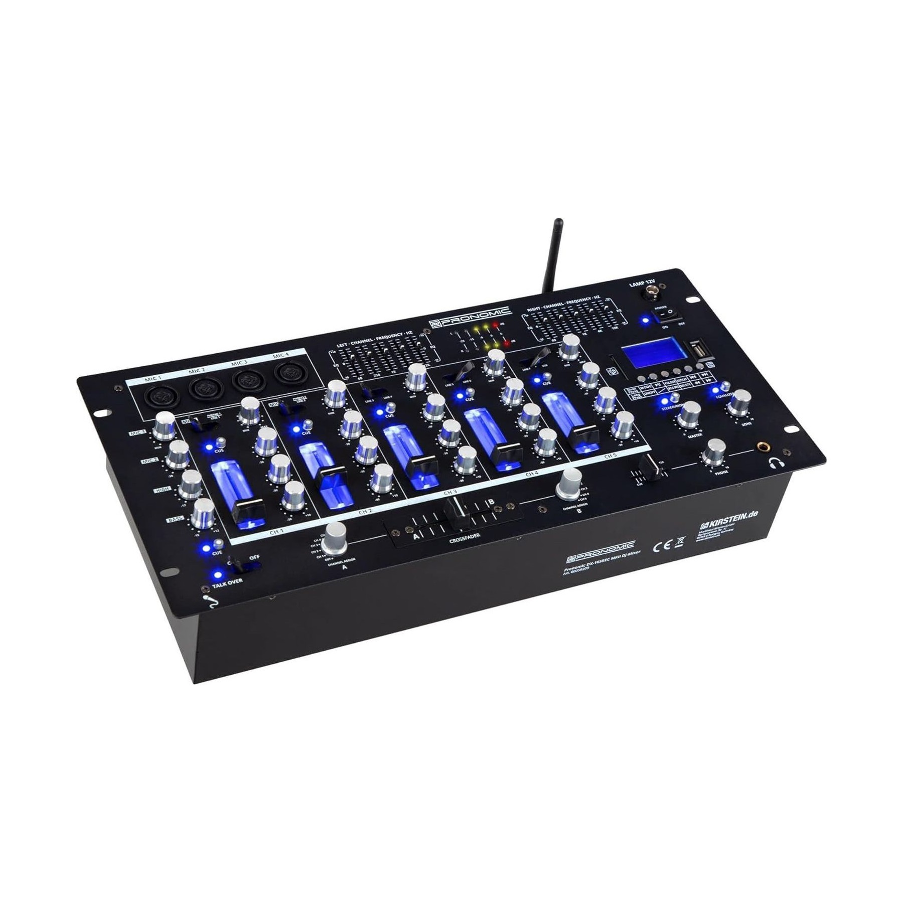 Table de mixage PRONOMIC Pronomic DX-165REC MKII DJ table de mixa