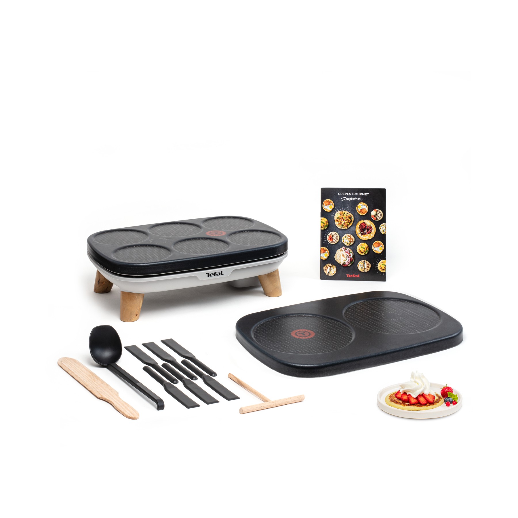 Crêpière TEFAL Gourmet 2 plaques PY900D12