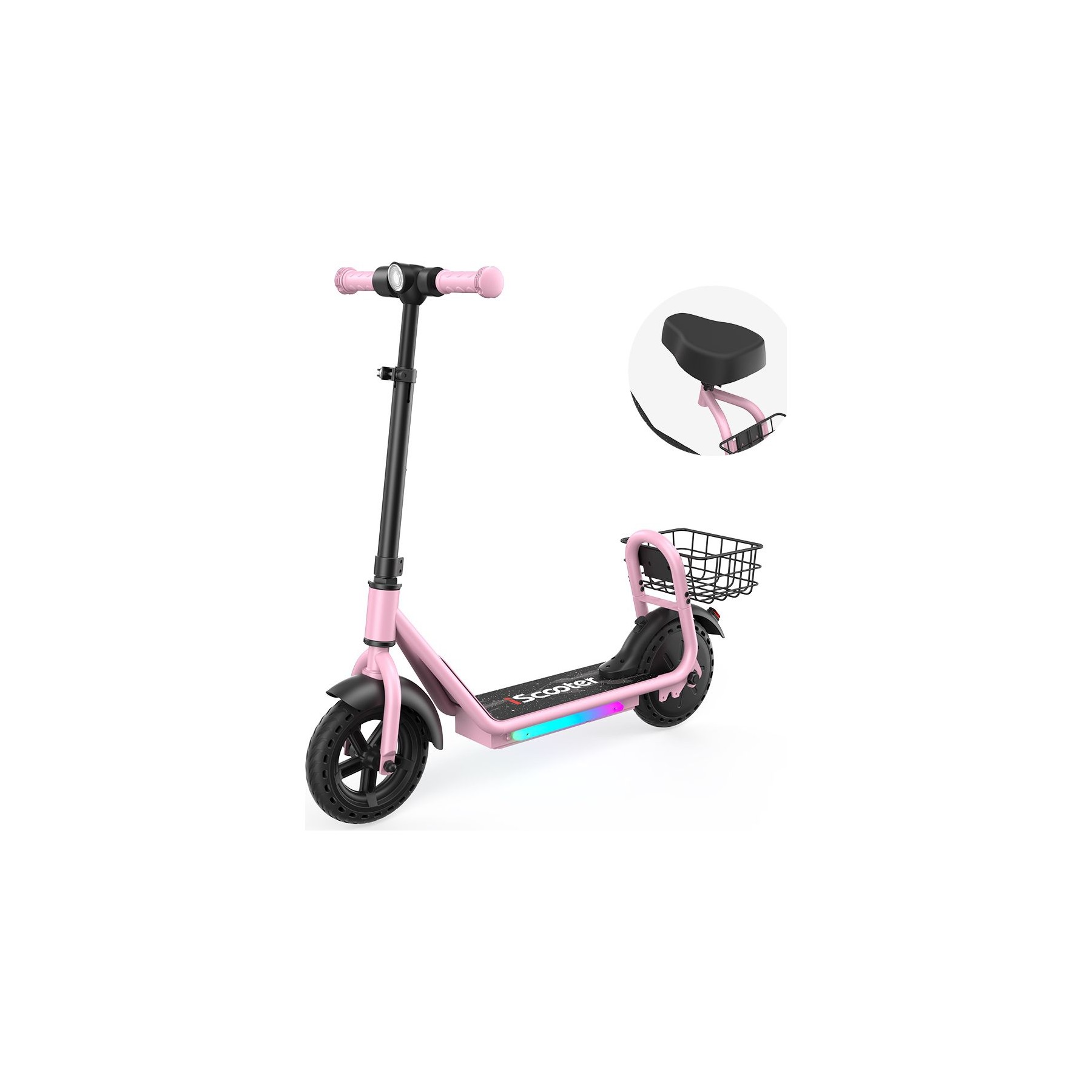 Trottinette électrique ISCOOTER iK7-pink
