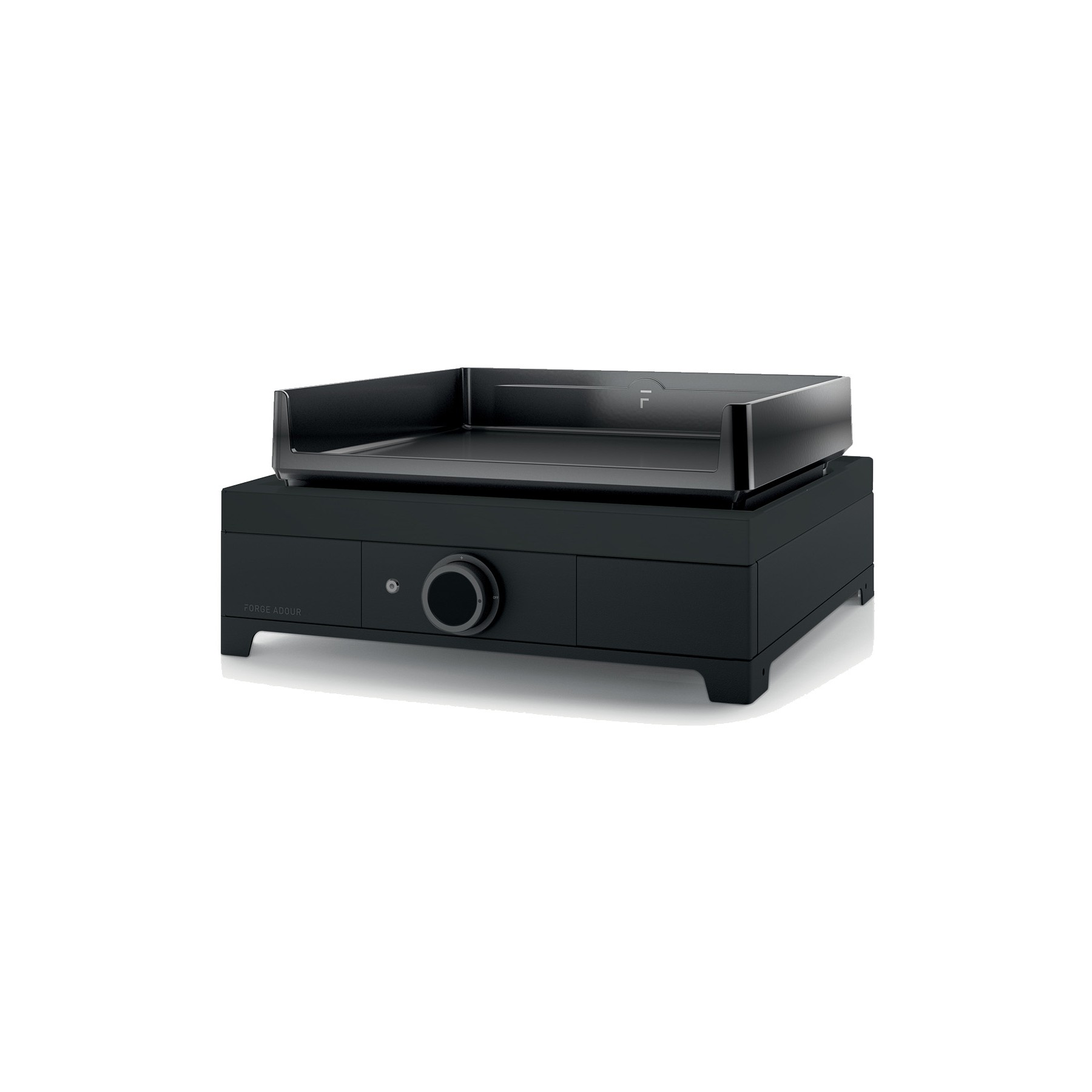 Plancha électrique FORGE ADOUR Modern E 45 A N fonte émaillée à poser, 43.5x42 cm