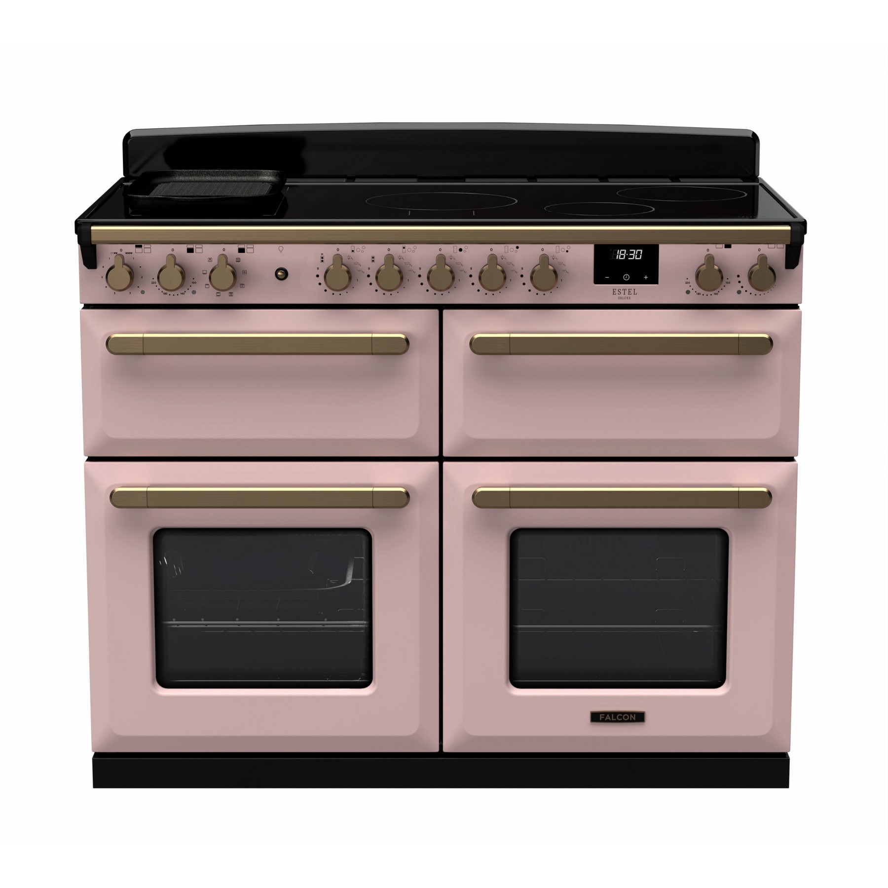 Piano de cuisson induction FALCON ESTEL DELUXE BCTAB IND 110 CM ROSE PASTE