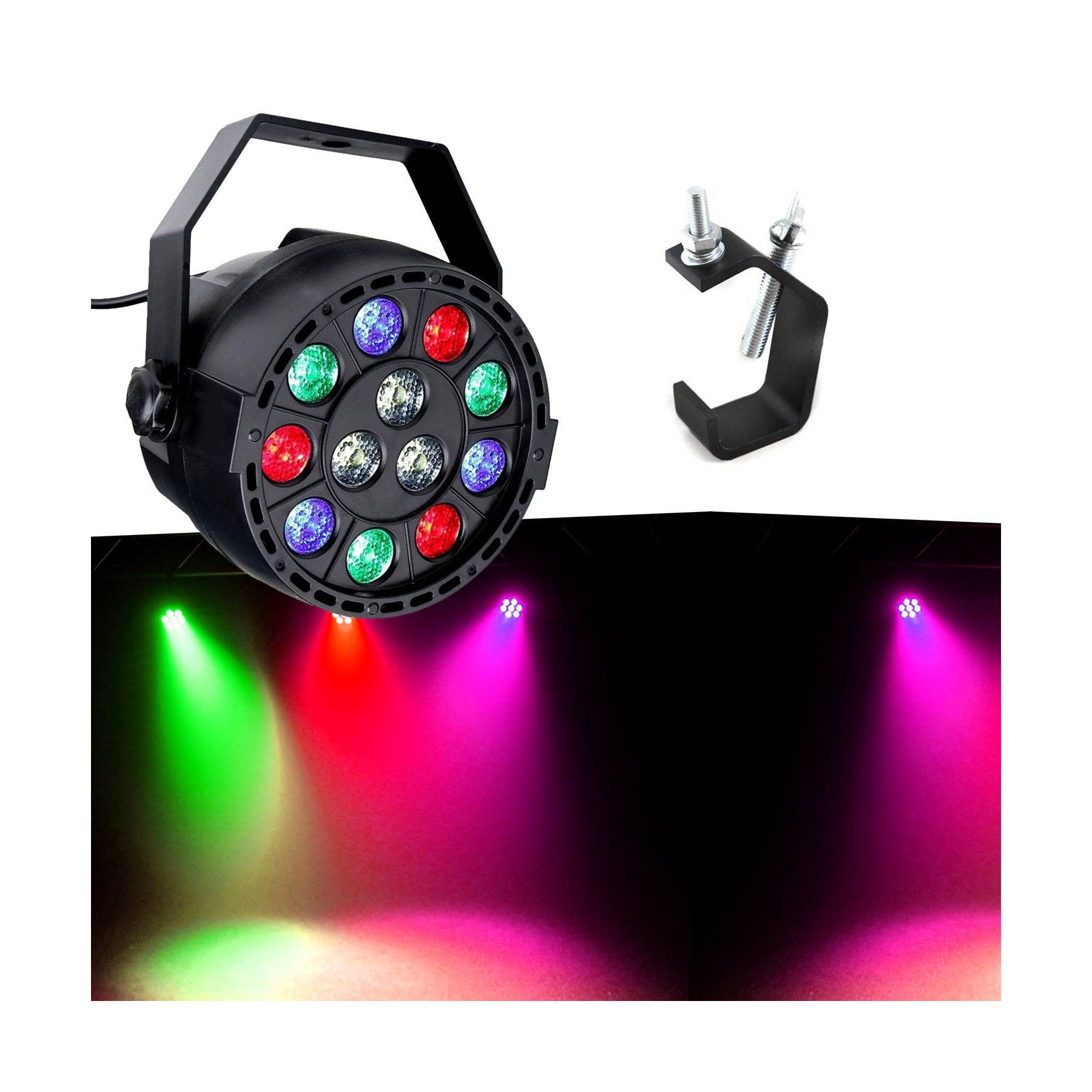 Jeu de lumières IBIZA Jeu de lumière PROJECTEUR A LED PAR MINI