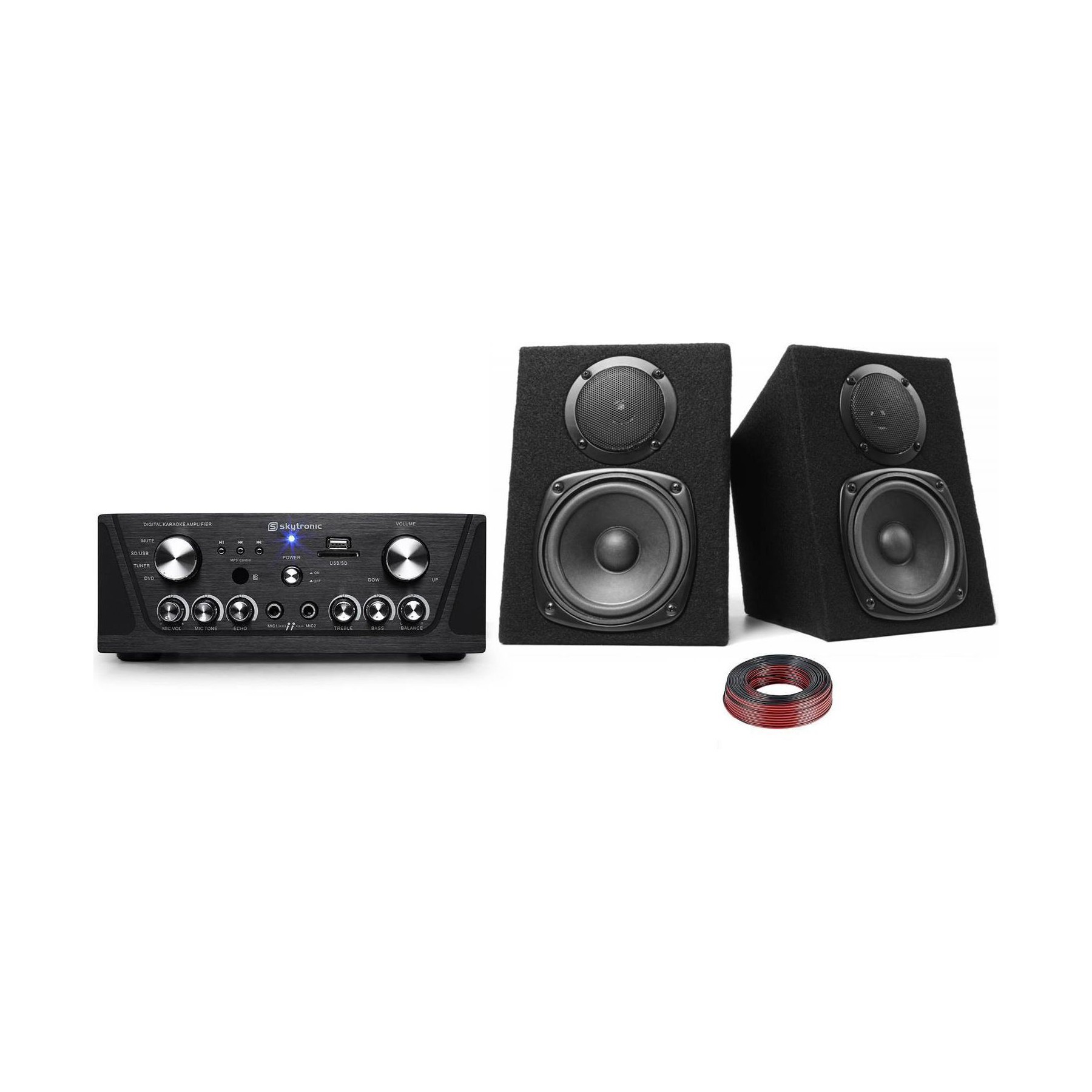 Karaoké NONAME Ampli karaoké USB 160W+Enceintes 2x100W