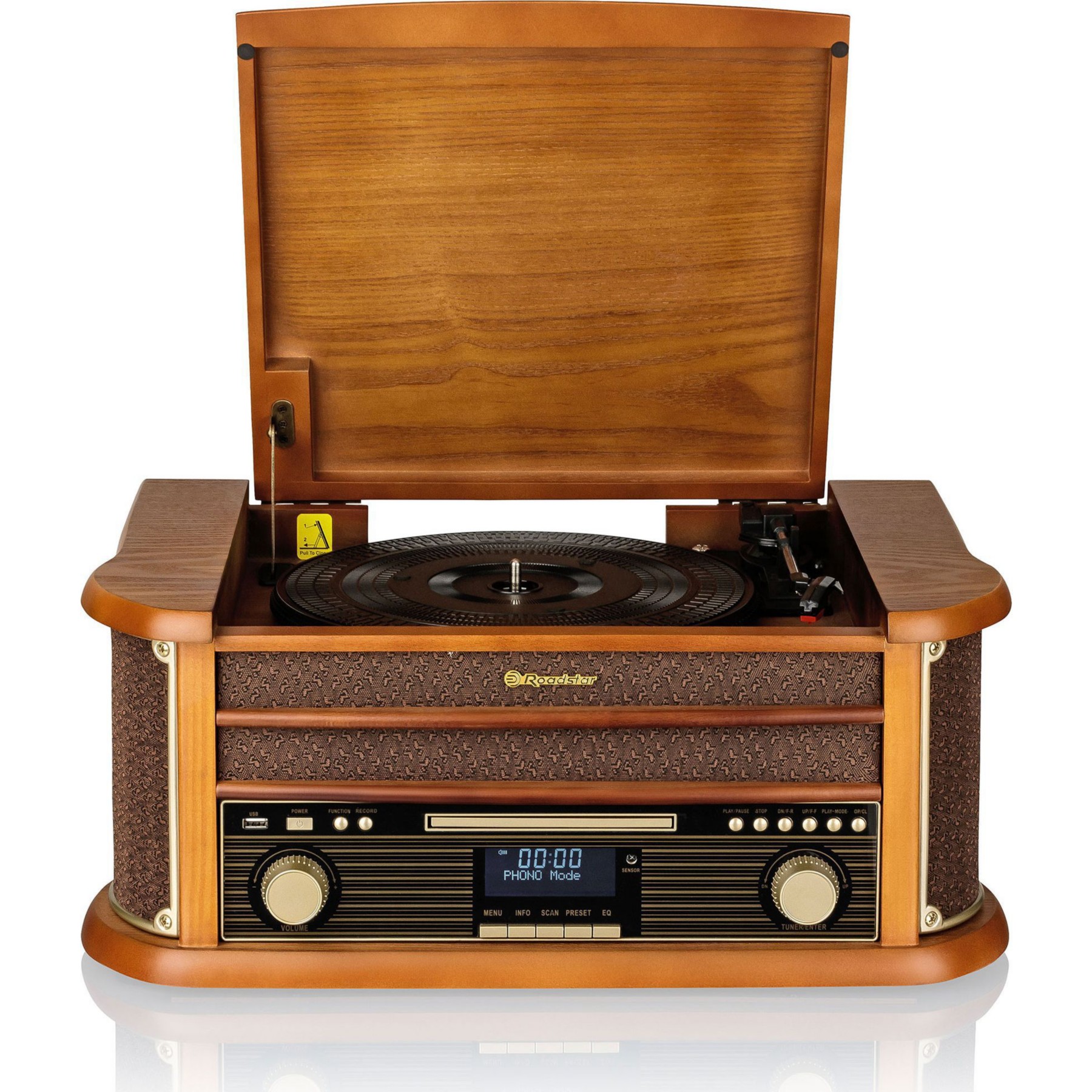 Platine vinyle ROADSTAR HIF1993DBT Platine Vinyle Vintage Radio