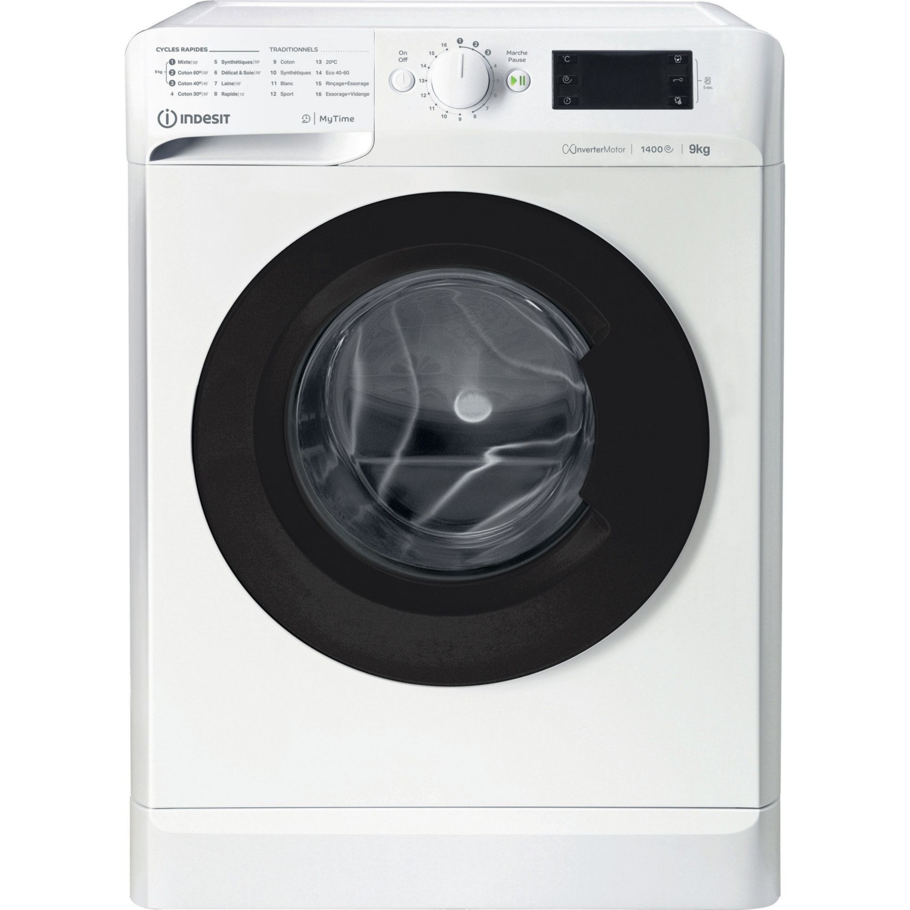 Lave linge hublot INDESIT MTWED91495WKFR Reconditionné