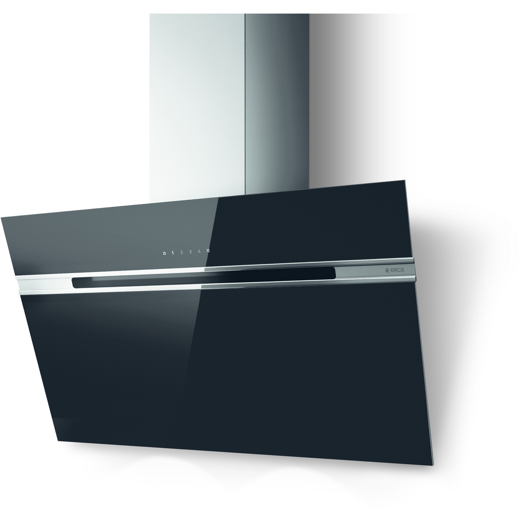 Hotte décorative murale inclinée ELICA STRIPE BL/A/90/LX