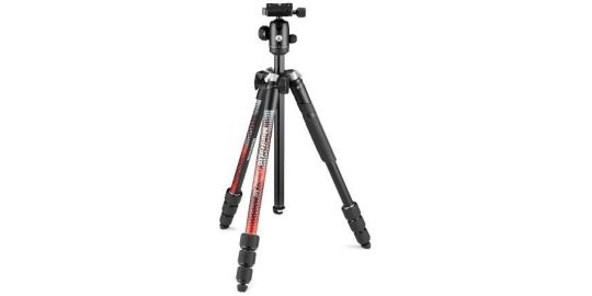 Trépied MANFROTTO Element MII Aluminium Red 4 Sections BH