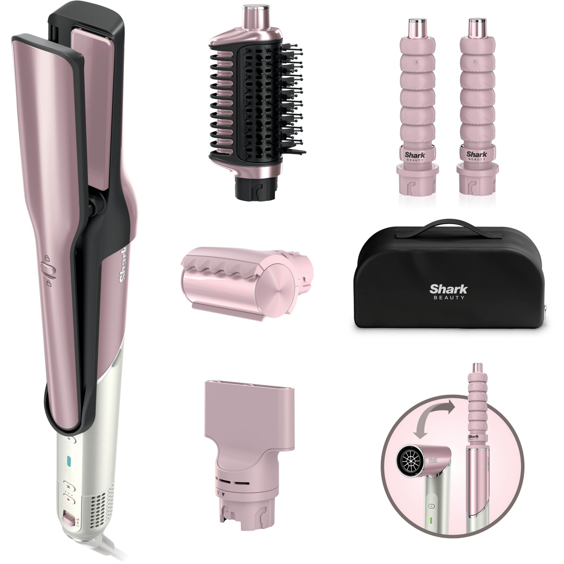 Fer multistyle SHARK 5-en-1 Rose HD6051SEUPK