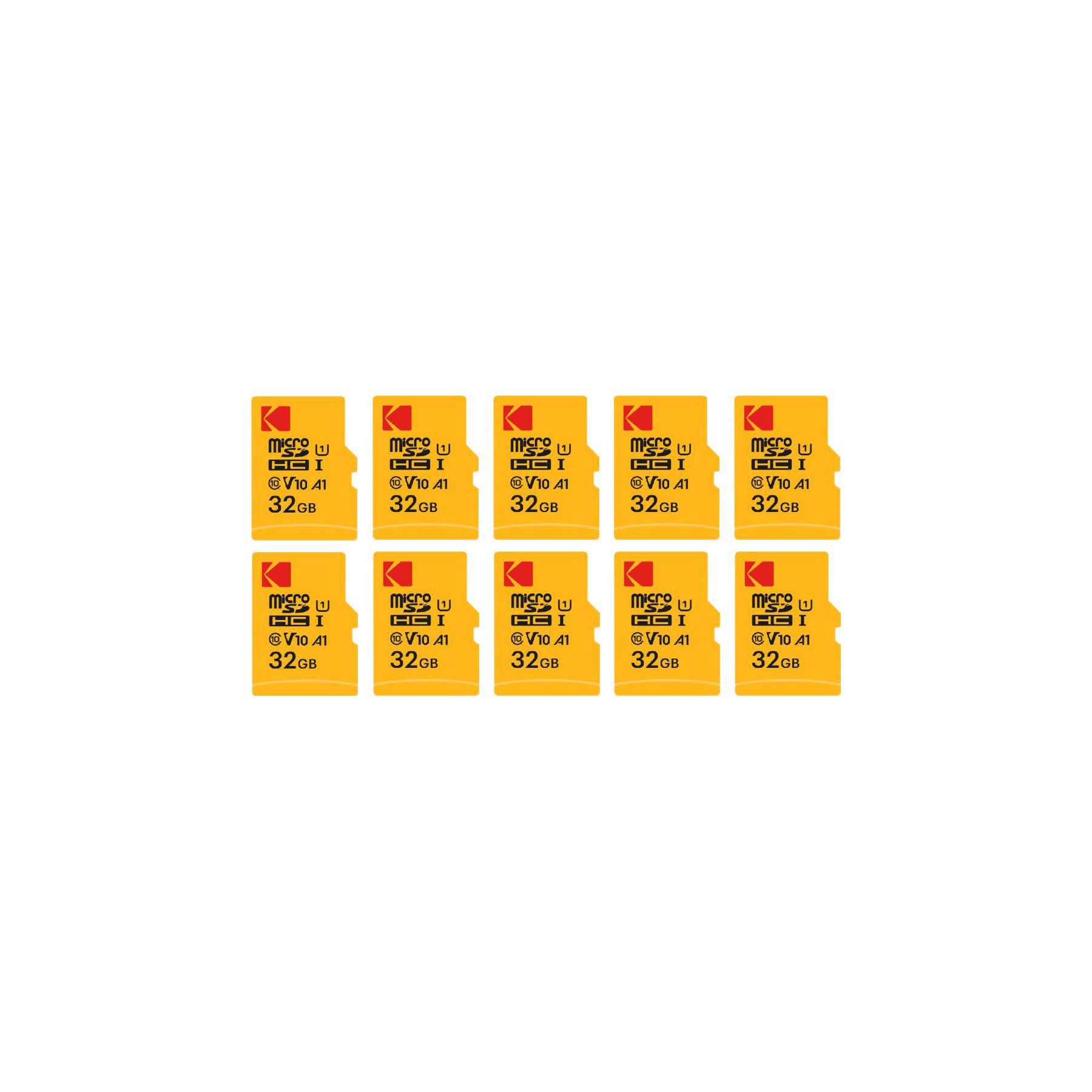 Carte Micro SD KODAK Kodak Lot de 10 Cartes Mémoire Micro SDX