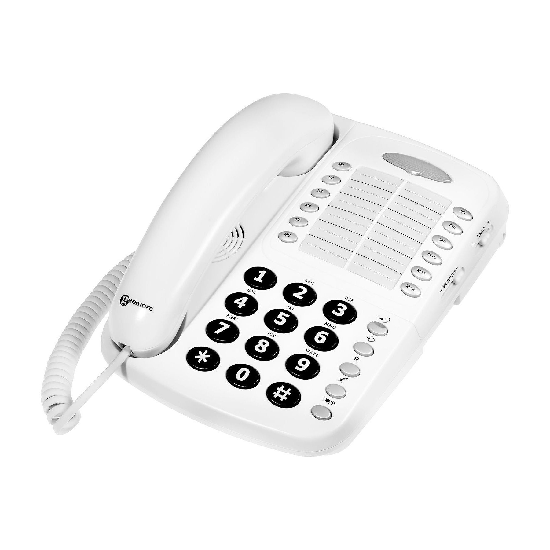 Téléphone sans fil GEEMARC Téléphone Fixe Senior Amplifié Bureau