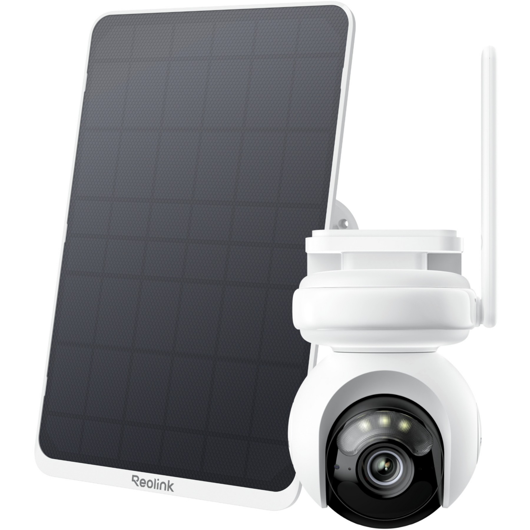 Caméra de surveillance REOLINK B660 + panneau solaire Blanc