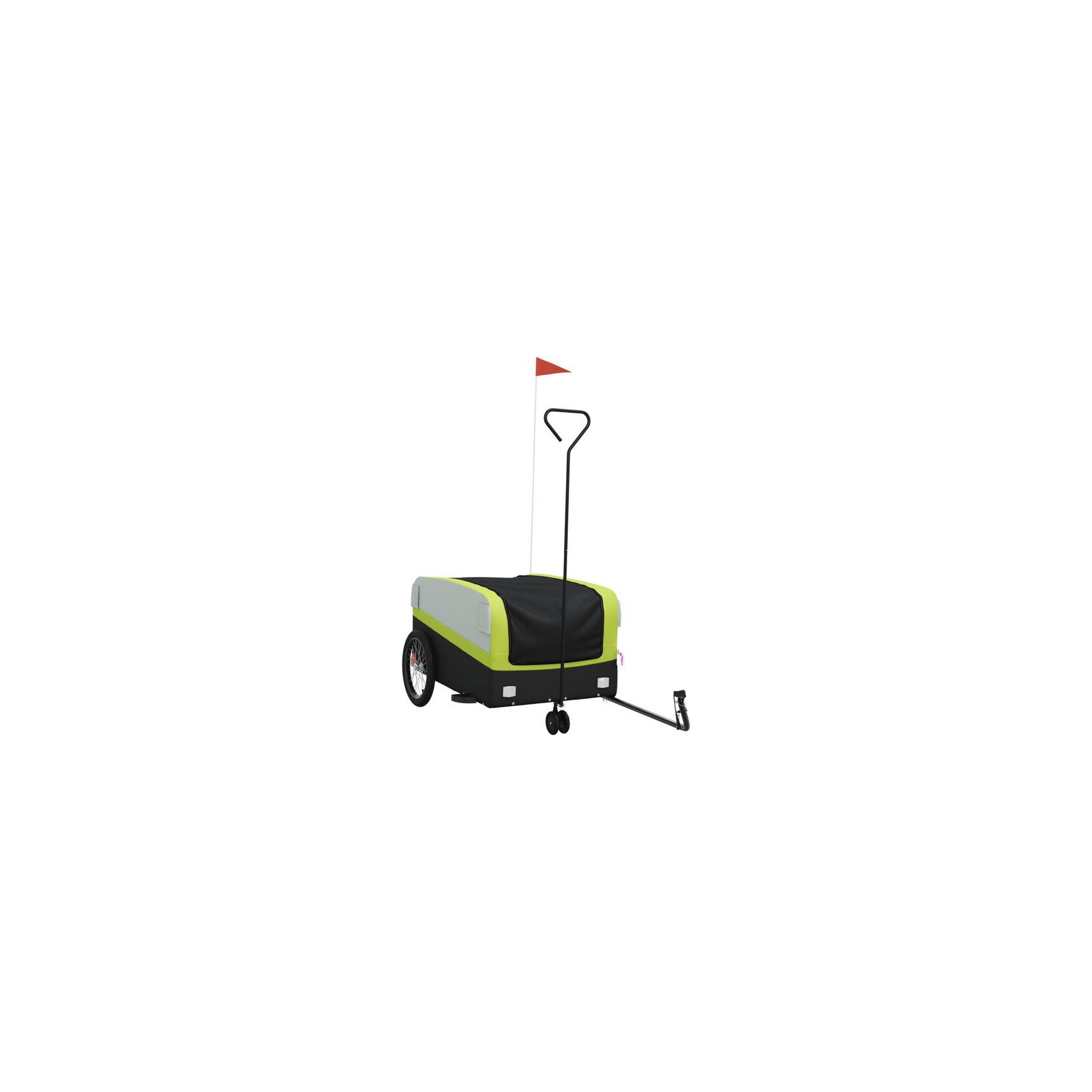Remorque VIDAXL Fer 126 x 63 x 51 cm Vert