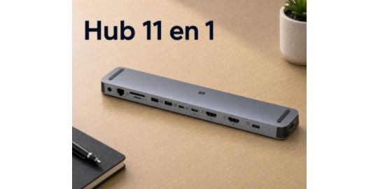 Hub ESSENTIELB 11 en 1 8k